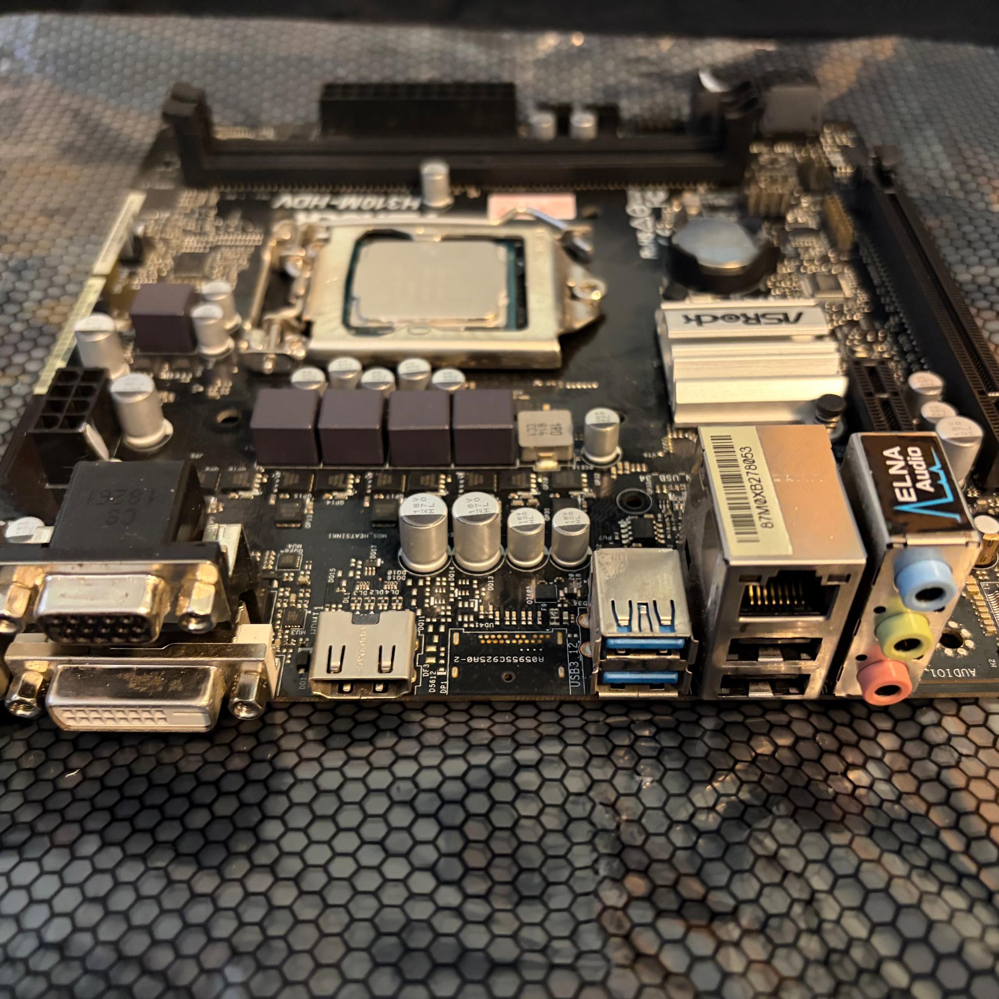 Intel Core i5-8400 and ASRock H310M-HDV