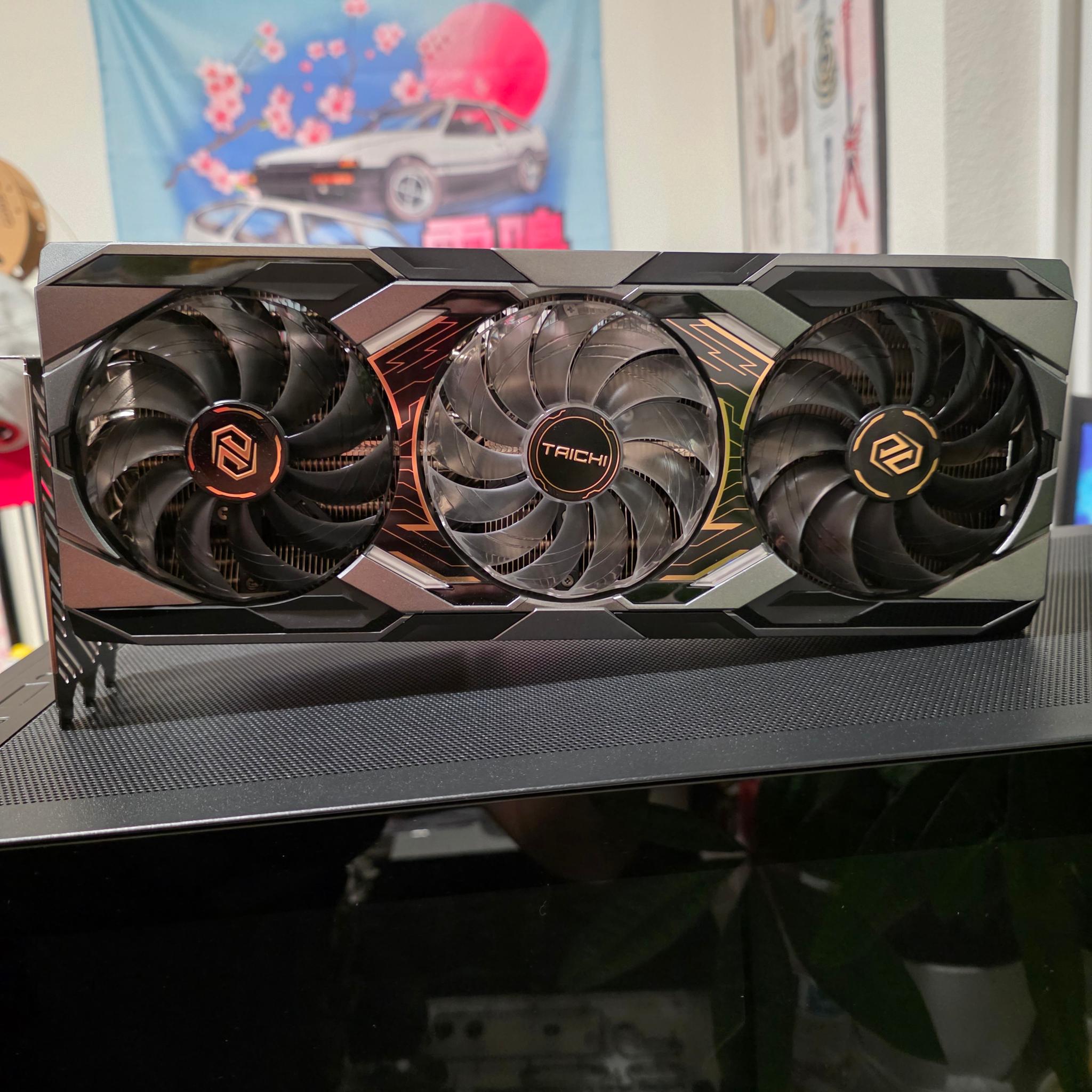 ASRock AMD Radeon RX 9070 XT Taichi Overclocked Triple Fan 16GB GDDR6 PCIe 5.0 Graphics Card