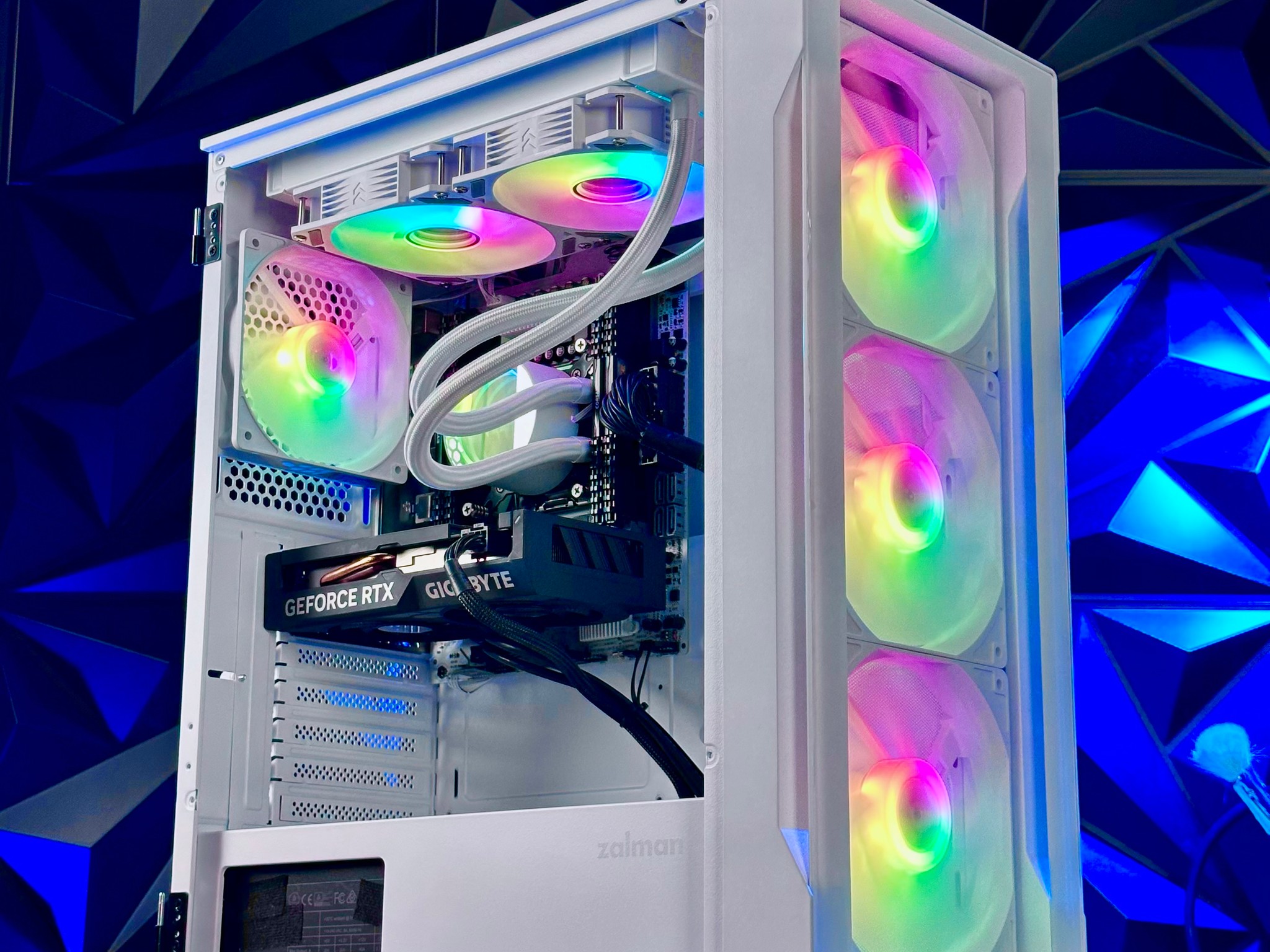 Custom Liquid cooled Gaming PC Desktop Intel Core i7 5820k 32GB DDR4 SSD+1TB TPM 2 Nvidia RTX 5060