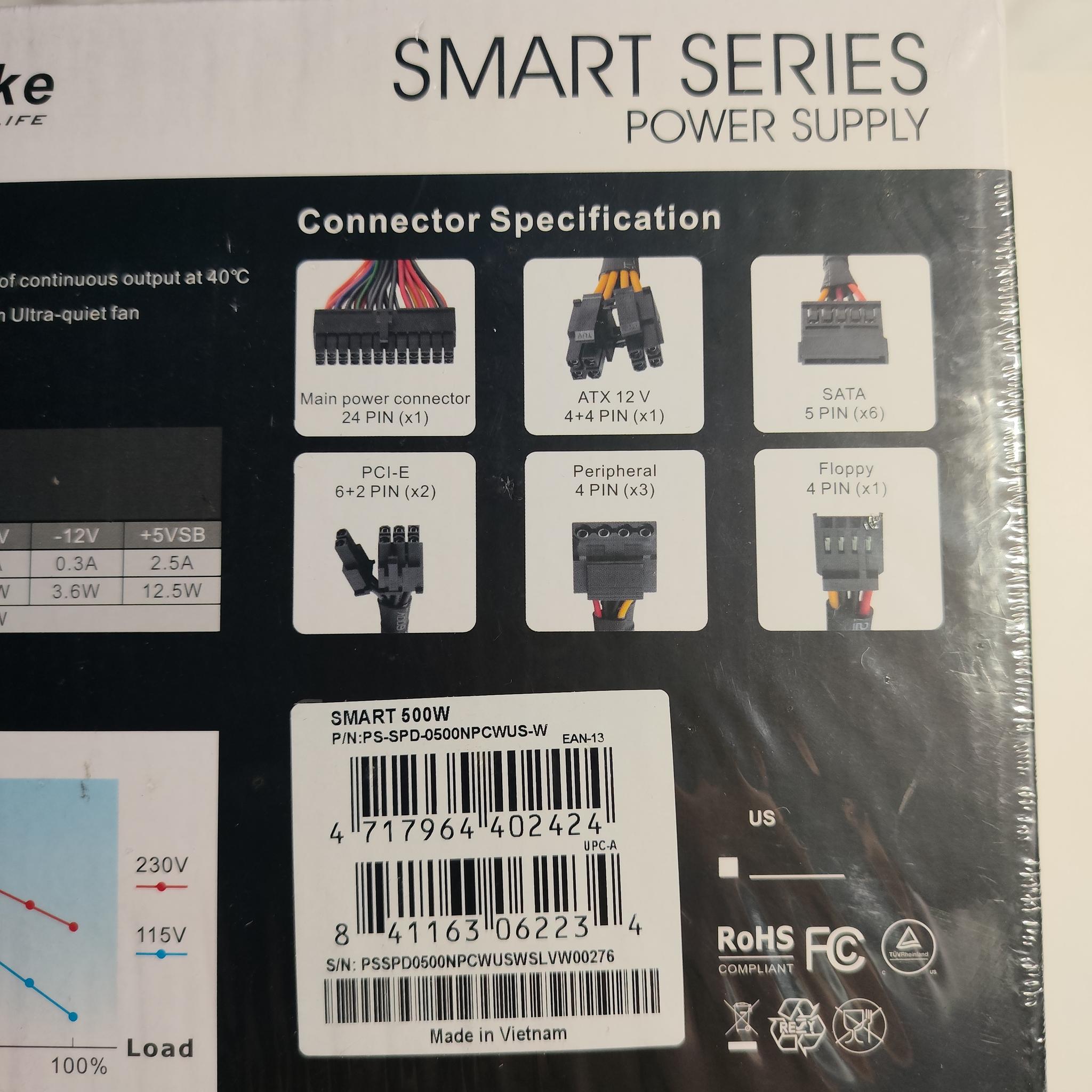 500w Thermaltake Power Supply