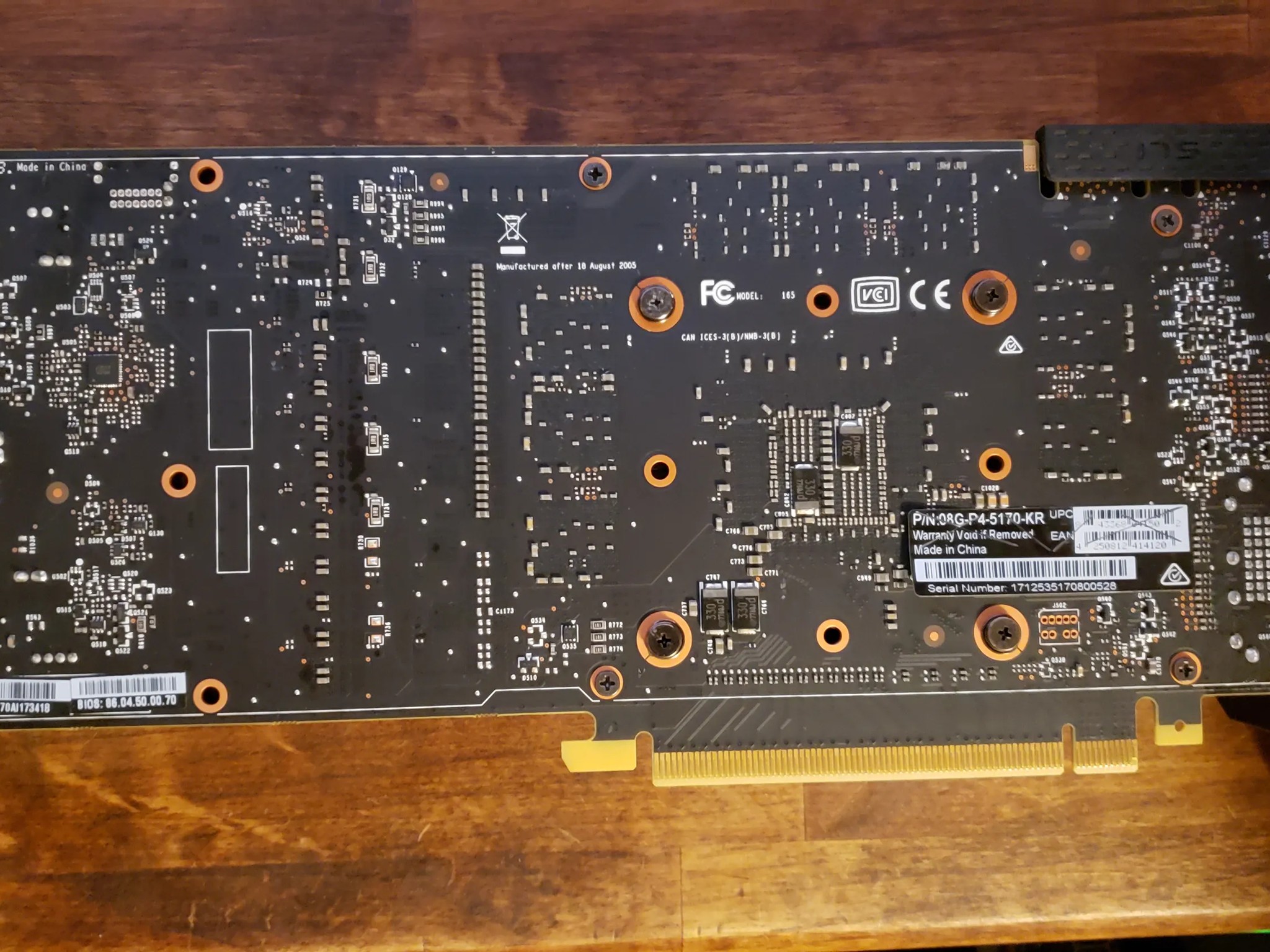 Evga GTX 1070 Blower 08G-P4-5170-KR