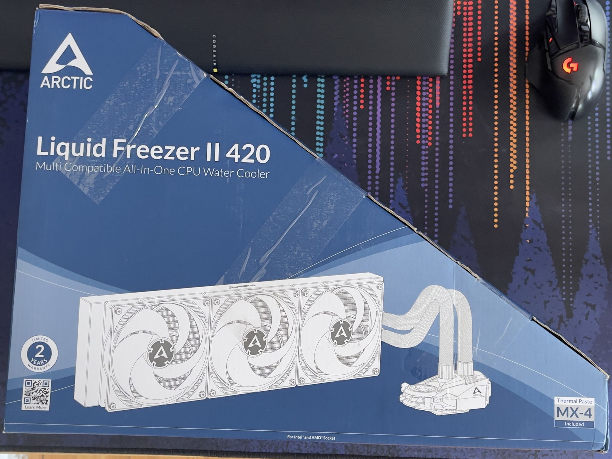 ⚠️LIKE NEW⚠️ (Best AMD CPU Cooler) ARTIC Liquid Freezer II 420mm 72.8 CFM Liquid CPU Cooler