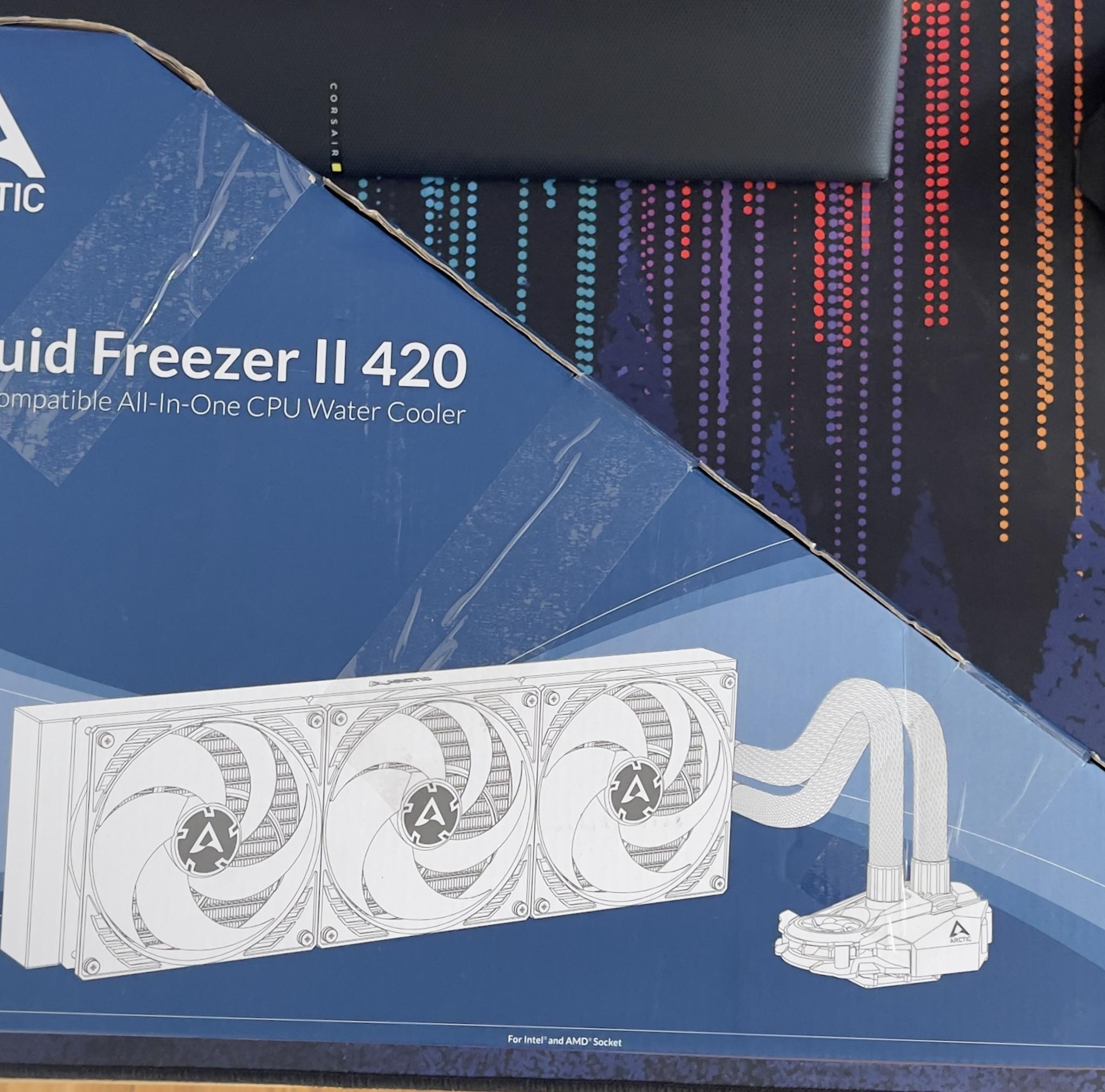 ⚠️LIKE NEW⚠️ (Best AMD CPU Cooler) ARTIC Liquid Freezer II 420mm 72.8 CFM Liquid CPU Cooler
