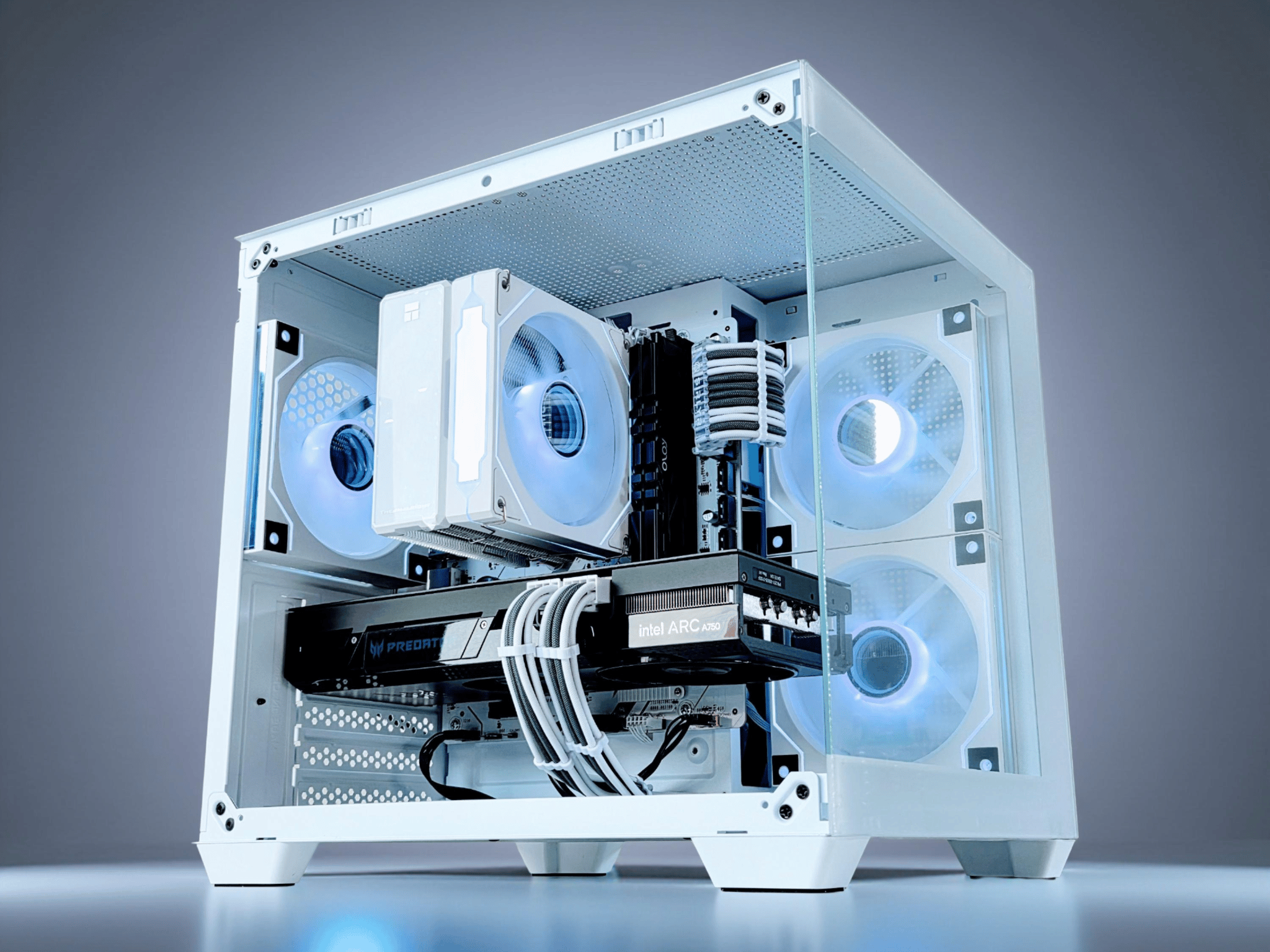 BiFrost❄️Gaming PC❄️Intel ARC 750 8GB❄️AMD Ryzen 5 3600 6 core❄️16GB DDR4❄️500GB NVME SSD