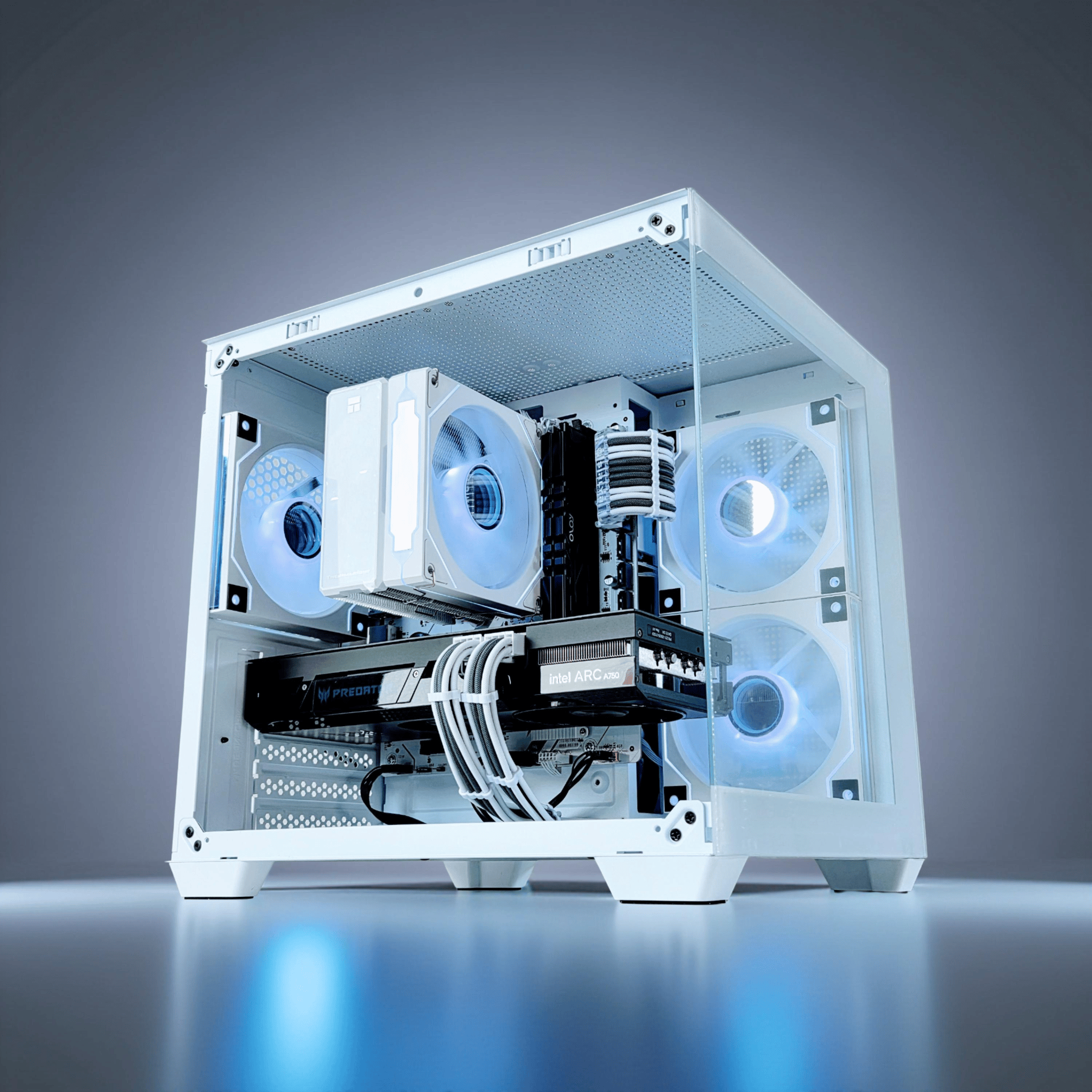 BiFrost❄️Gaming PC❄️Intel ARC 750 8GB❄️AMD Ryzen 5 3600 6 core❄️16GB DDR4❄️500GB NVME SSD