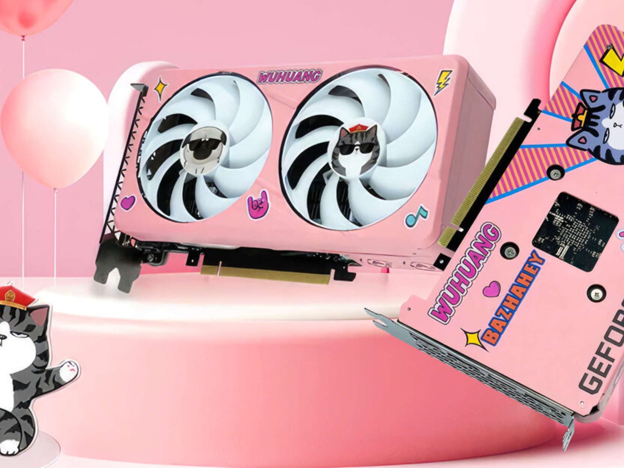 ASL GeForce RTX 4060 Cute Pet Graphics Card