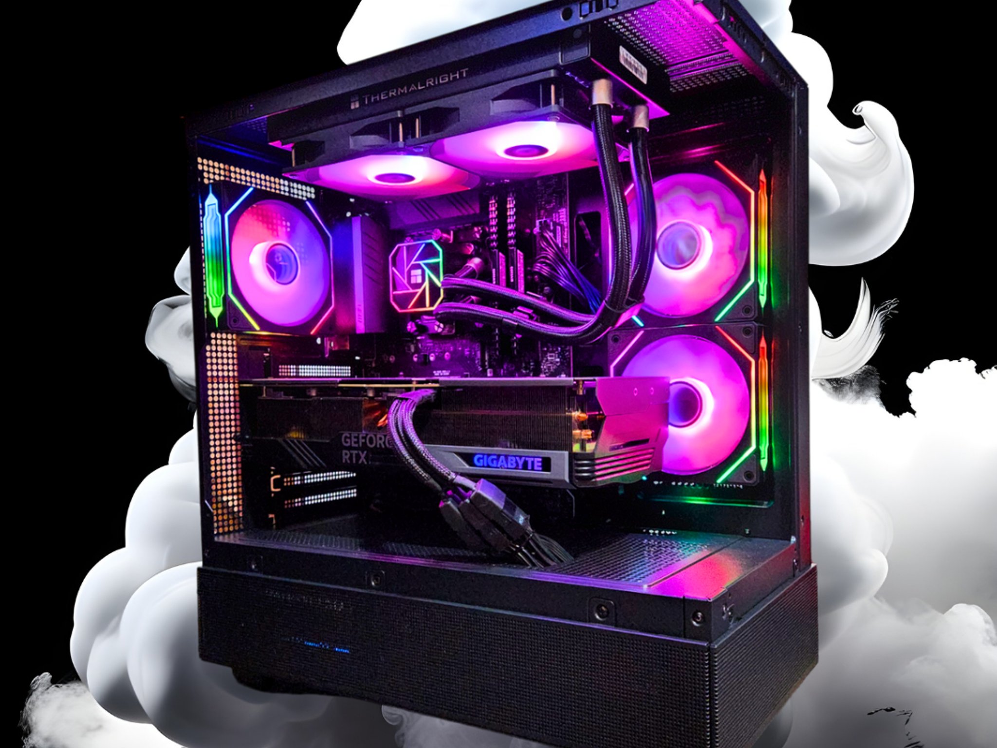 👑Monarch⚔️: RTX 4080 | Intel I7 12700KF | 32GB DDR4 RAM | 2TB SSD | 5 RGB Fans | Black RGB PC