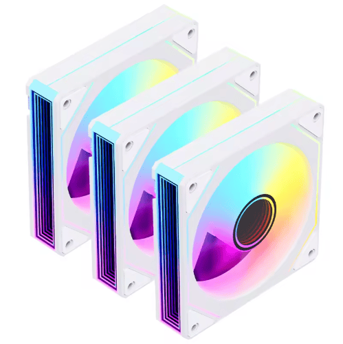 Platinum PC’s 3-Pack 120mm Infinity RGB Fans REVERSE BLADE
