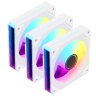 Platinum PC’s 3-Pack 120mm Infinity RGB Fans – High Airflow, Ultra Quiet, Stunning Lighting (WHITE)