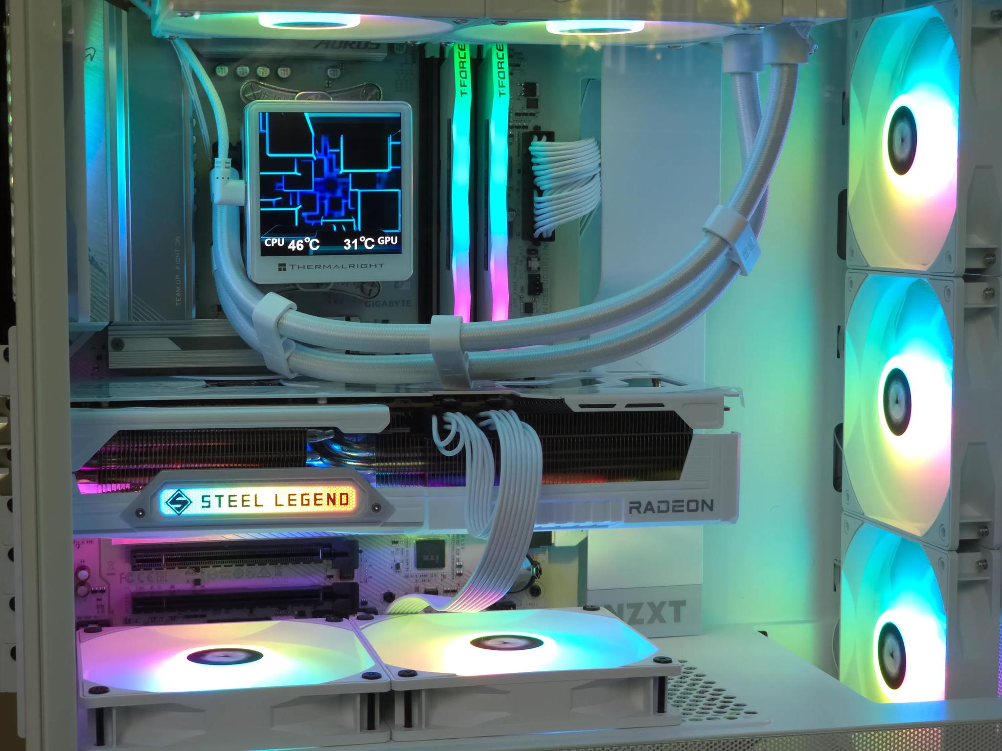 Apex II All-White 4K Gaming PC | Ryzen 7 9800X3D | RX 9070 XT 16 GB | 32GB | 2TB | 2 Year ...