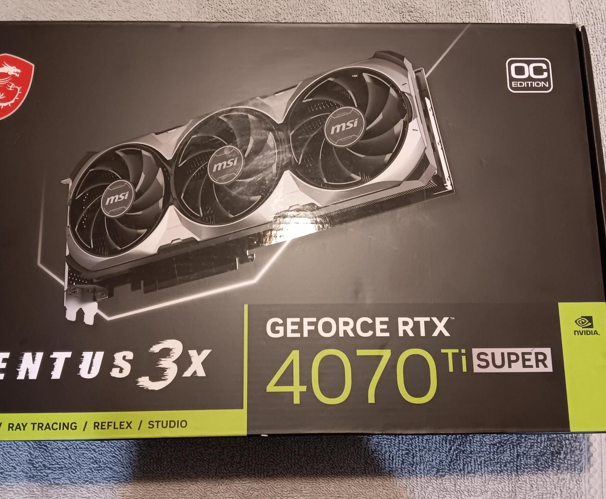 *BOX ONLY* MSI GeForce RTX 4070ti Super *BOX ONLY*