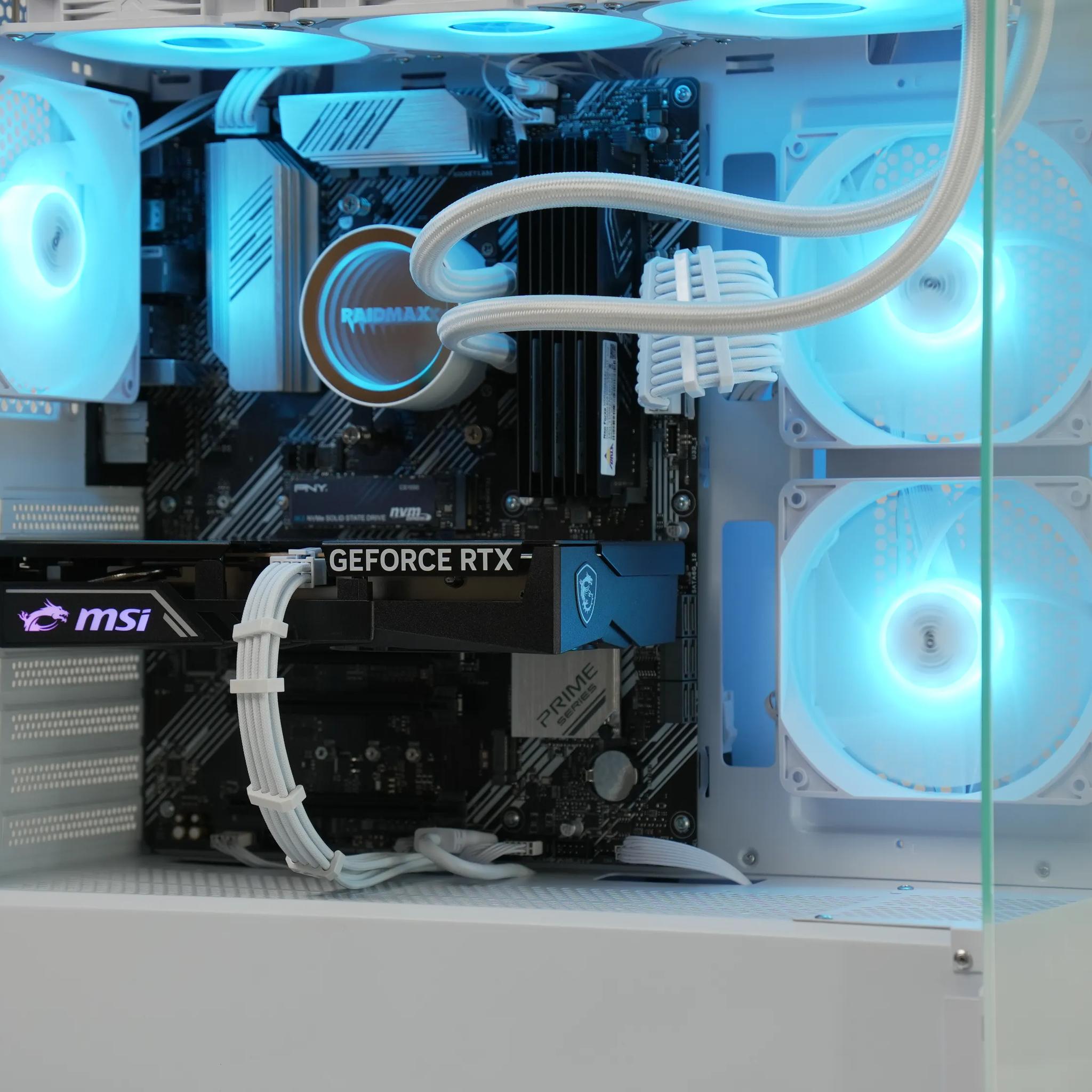 RTX 5060 | RYZEN 5 3600 | 32GB RAM | 1TB SSD | WiFi & BT | Liquid-cooled Gaming PC