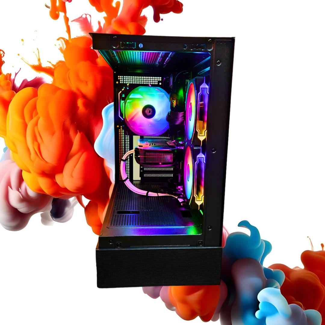 ♾️Infinity🌌: RTX 4070 12GB | Ryzen 5 5600 | 32GB DDR4 RAM | 1TB SSD | 4 RGB Fans | Black RGB PC