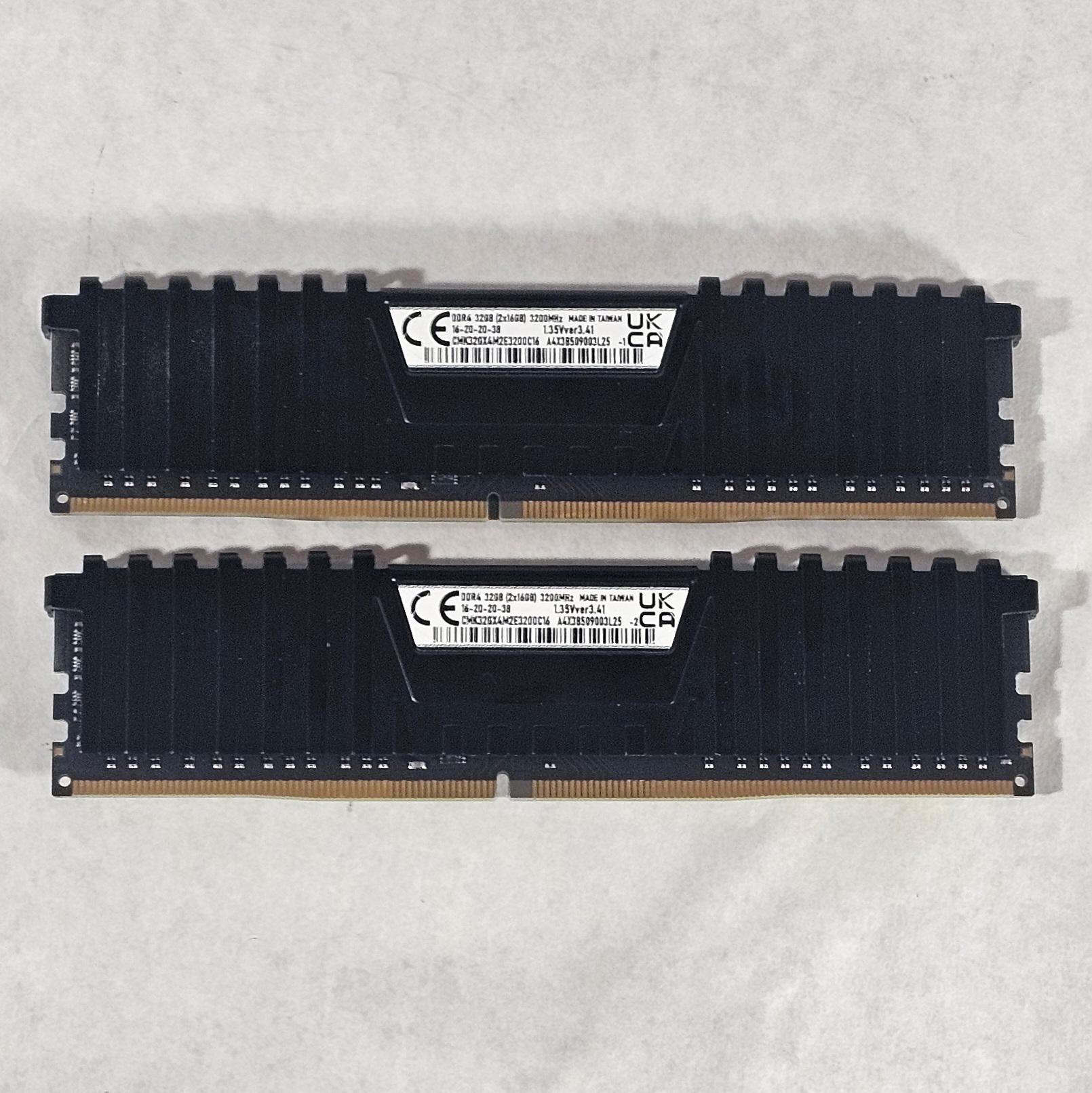 32GB DDR4 (2x16GB) CL16 3200MHz Corsair Vengeance LPX