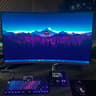 Samsung 32” FHD (1920 x 1080) (75hz) Curved Monitor with Bezel-Less Design (Refurbished)
