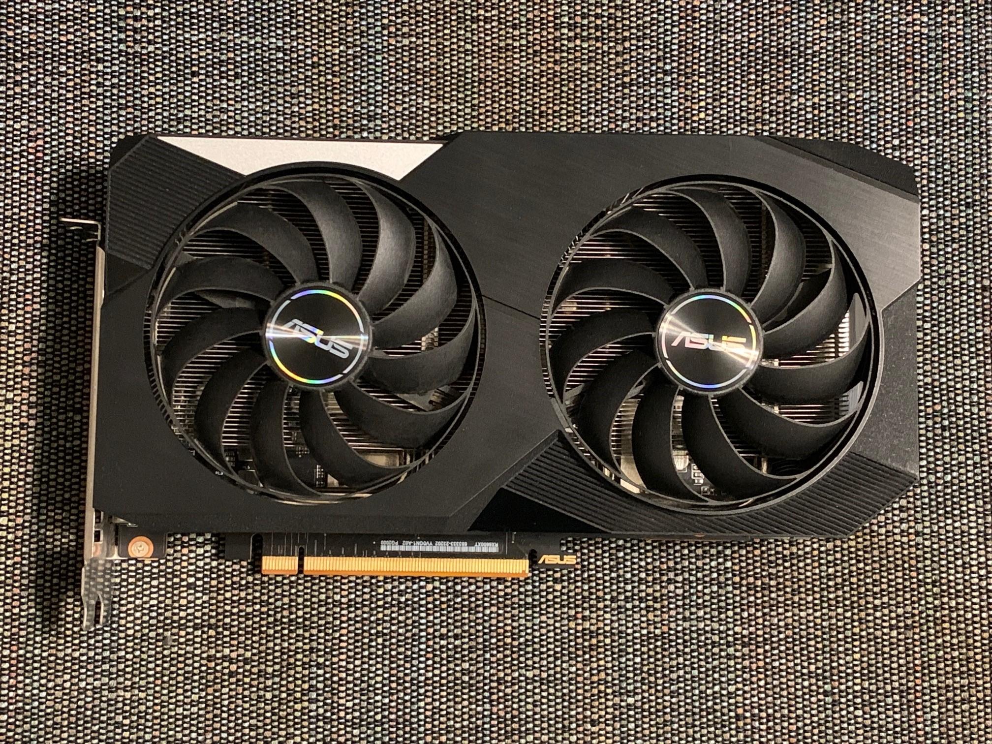 ASUS Dual Radeon RX 6600 XT OC 8GB GDDR6 Graphics Card, Pre-Owned