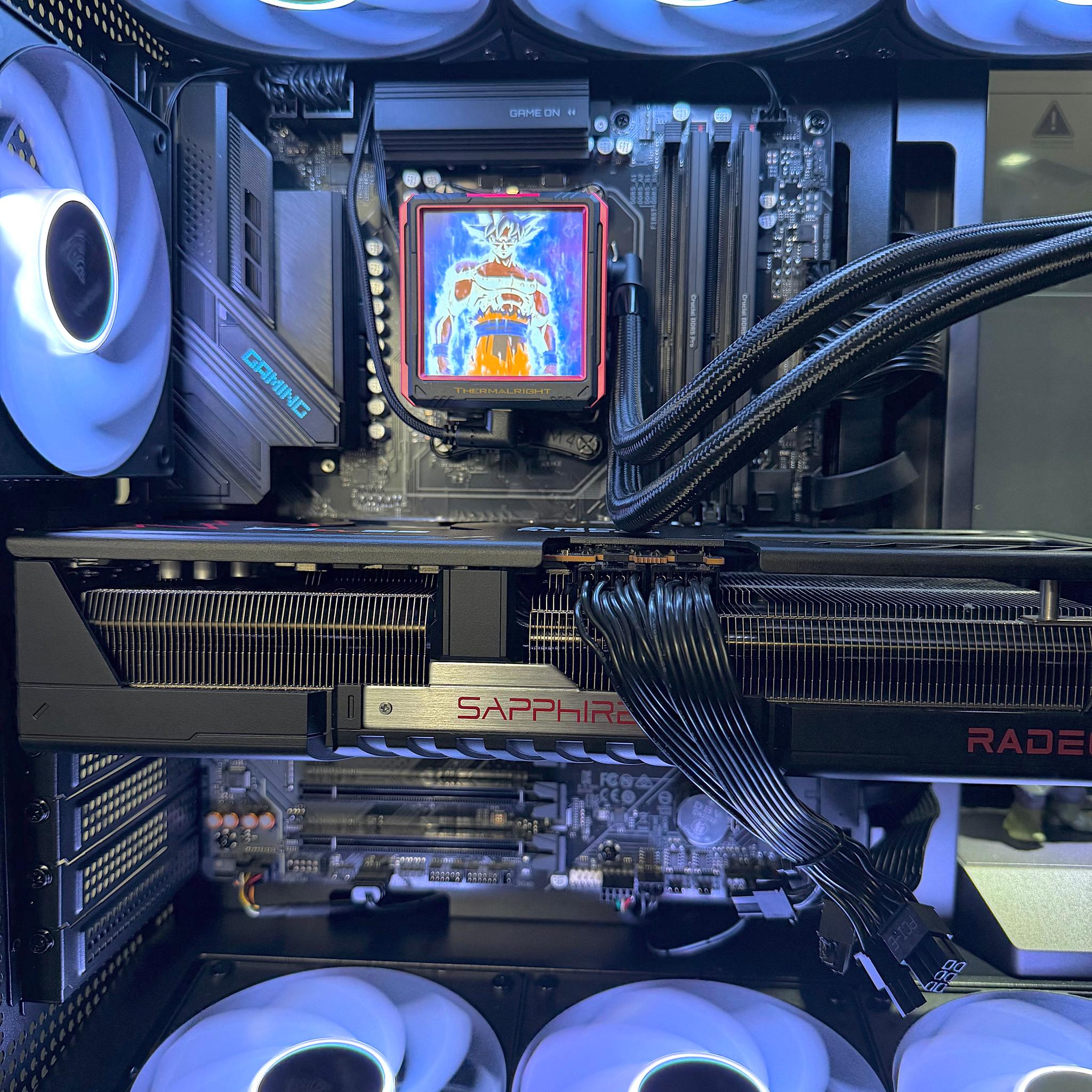 Insane 7800X3D | 9070XT | 48GB DDR5 | 2TB M.2 | LCD Screen AIO Cooler Gaming PC