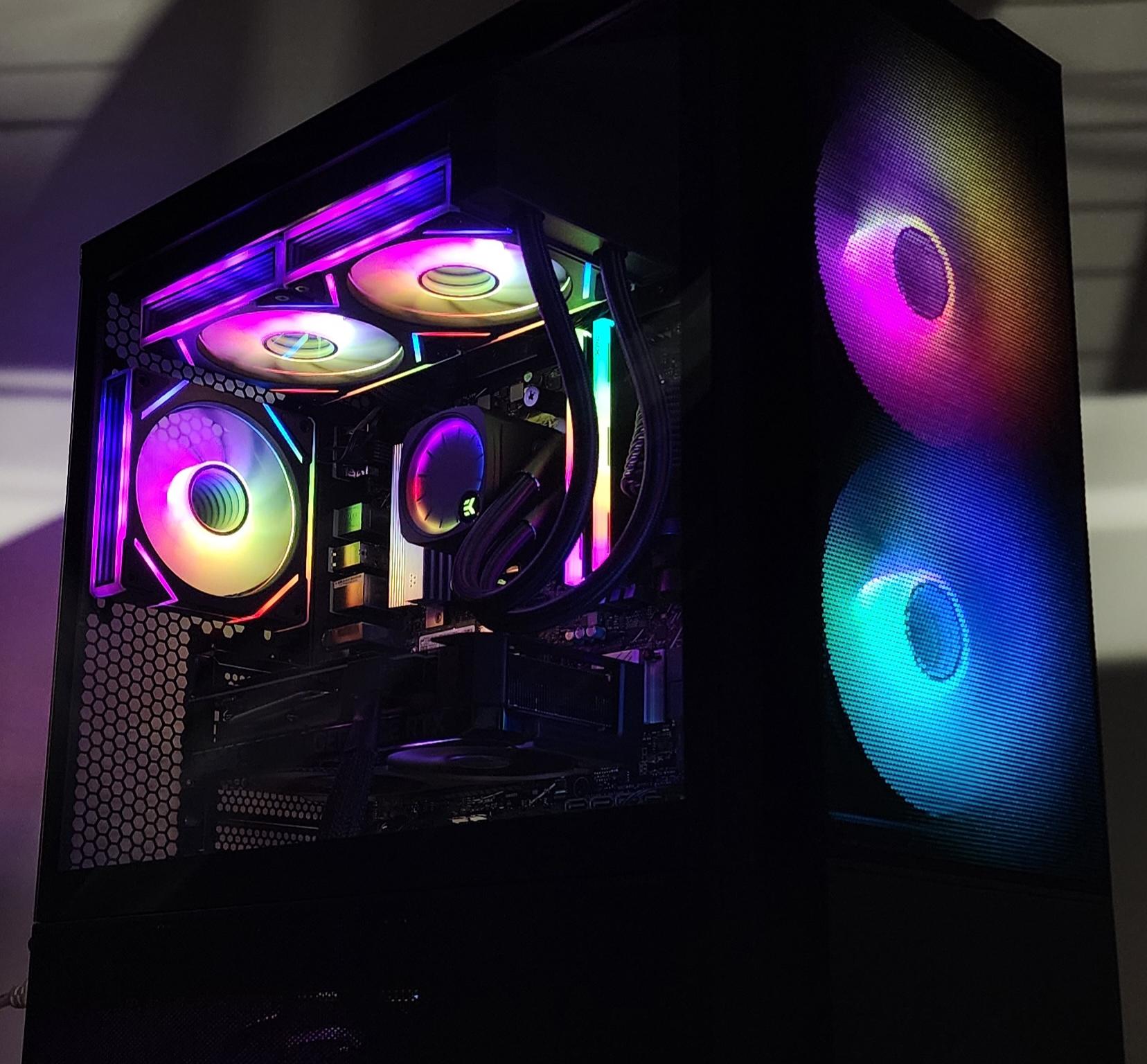 Gaming PC Ryzen 9 7900X 32GB RAM 1TB SSD RTX 4070 SUPER 12GB Windows 11 Computer
