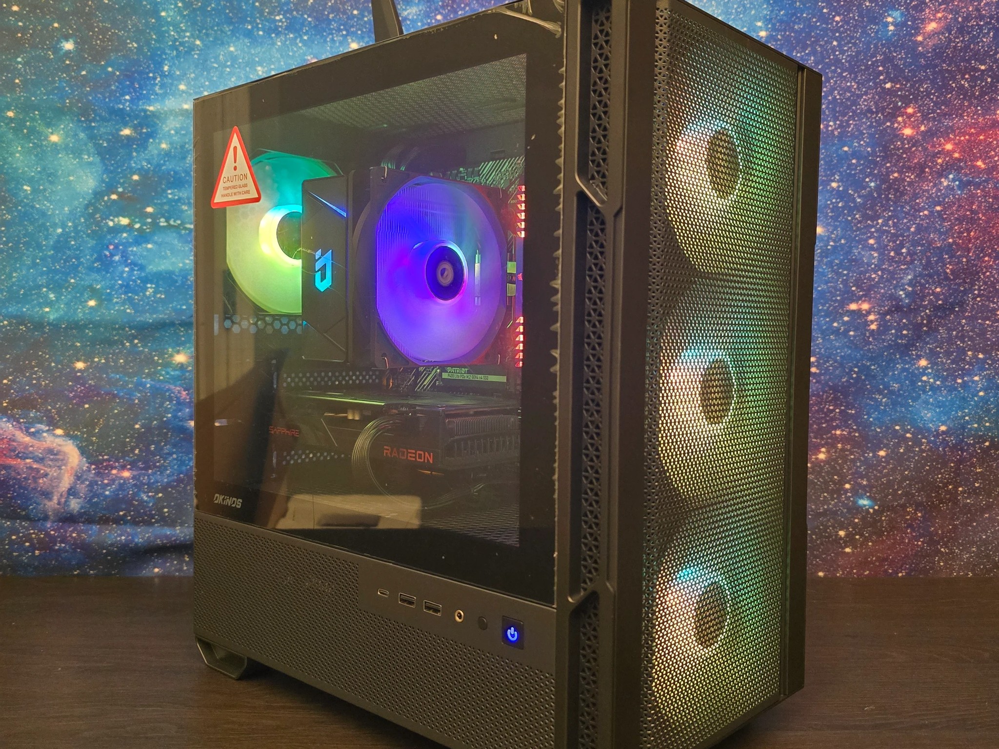 MID LEVEL 1080P PC | RX 6600 8GB | Ryzen 5 5500 | B550M | 16GB DDR4
