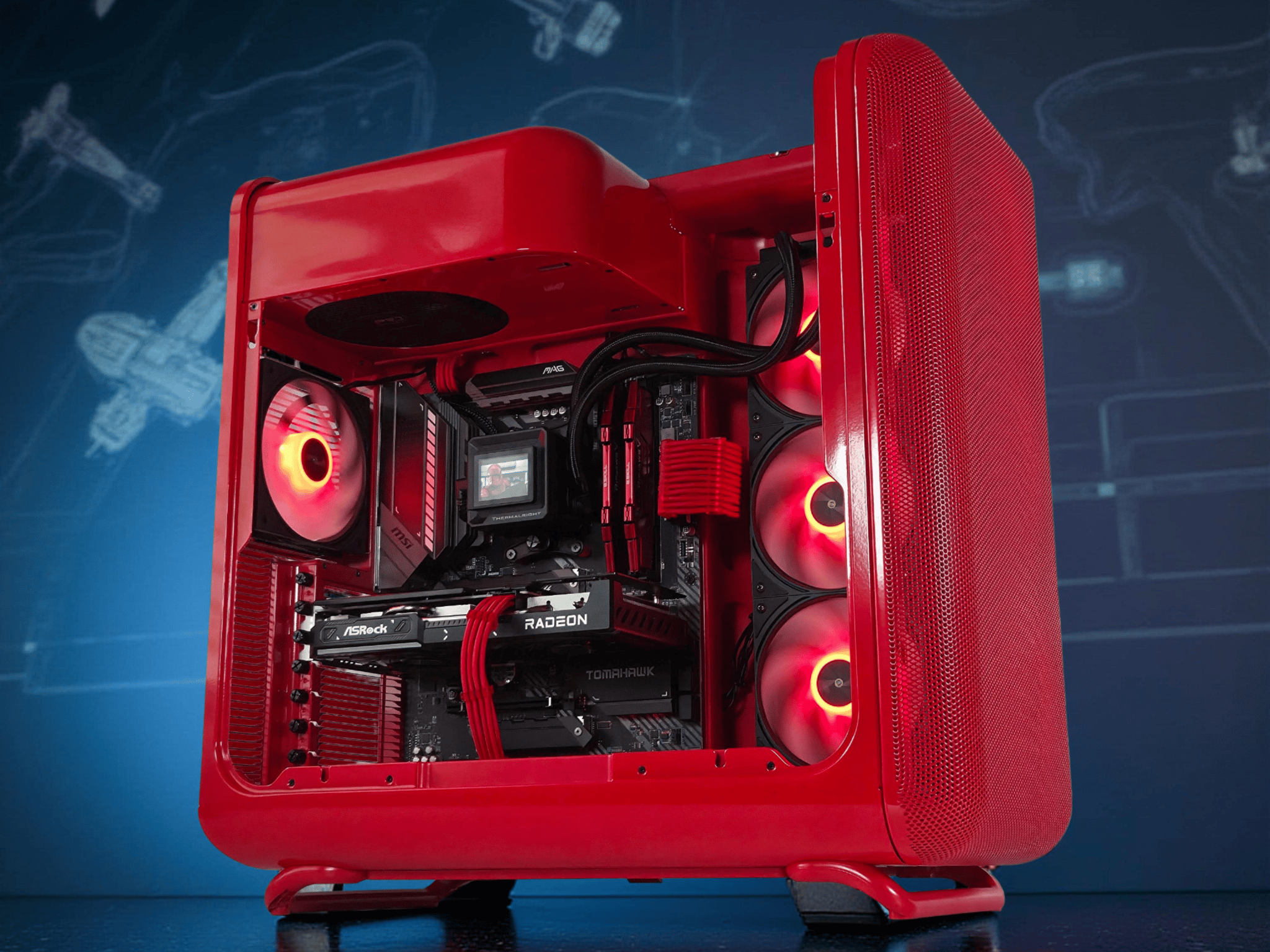 ⛑️🟥⚡Der'kal ⚔️All AMD Gaming PC⚔️AMD RX 7600 8GB⚔️ AMD Ryzen 5 5600⚔️ 16GB DDR4⚔️ 1TB NVME