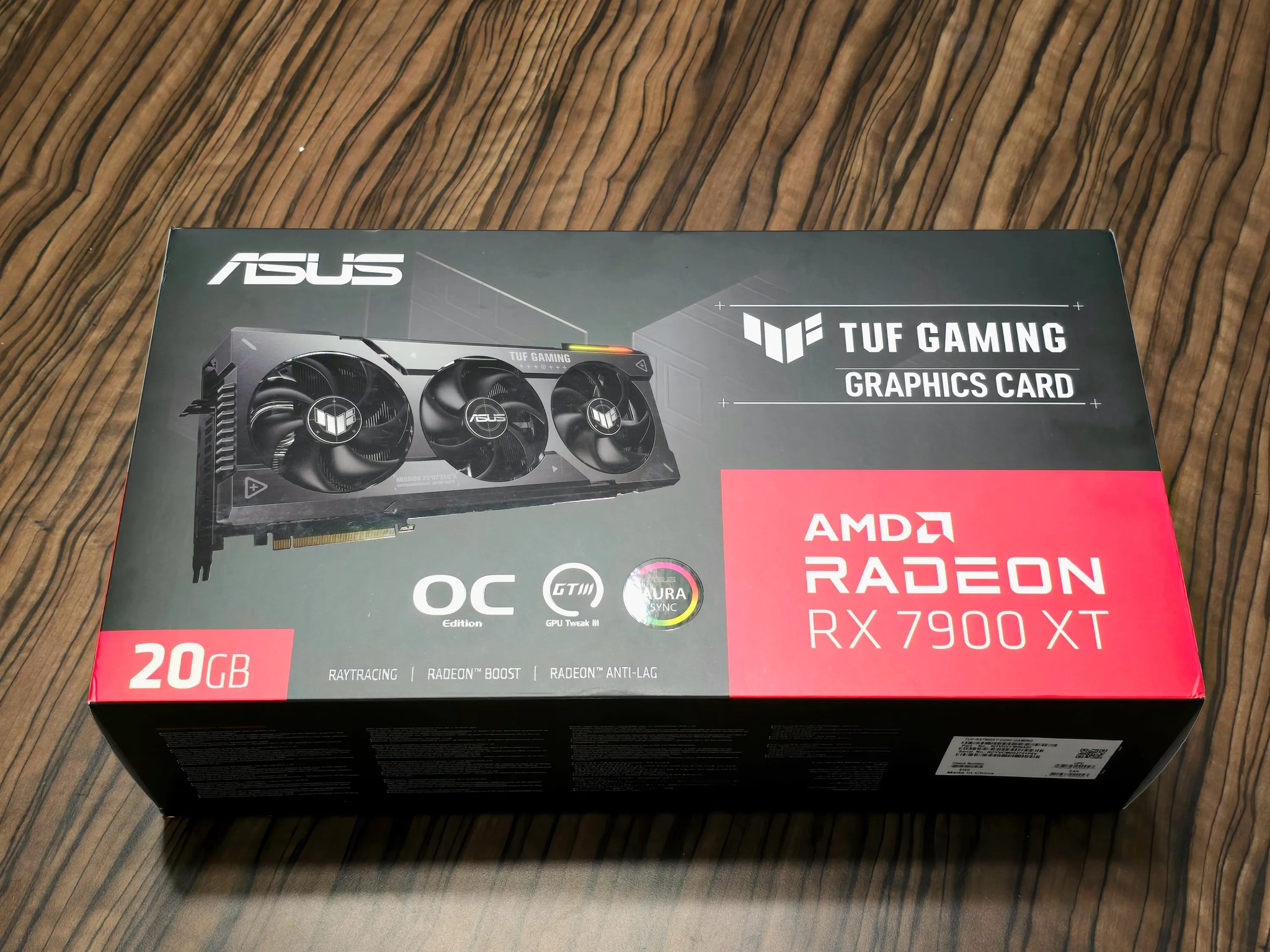 NEW ASUS TUF Gaming AMD Radeon RX 7900 XT OC 20GB (TUF-RX7900XT-O20G-GAMING)