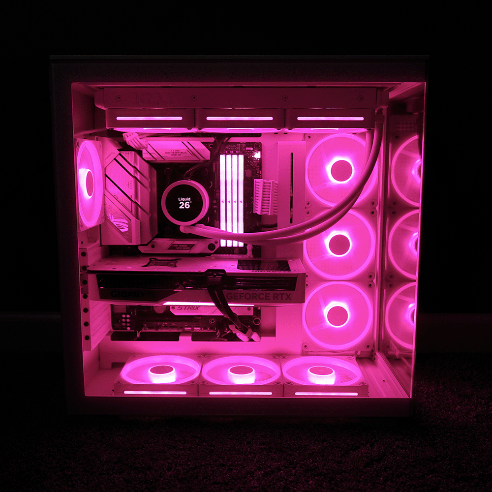 LIKE NEW, Ryzen 9800x3d, RTX 5070 TI, 64 gig 6400mhz RGB Ram