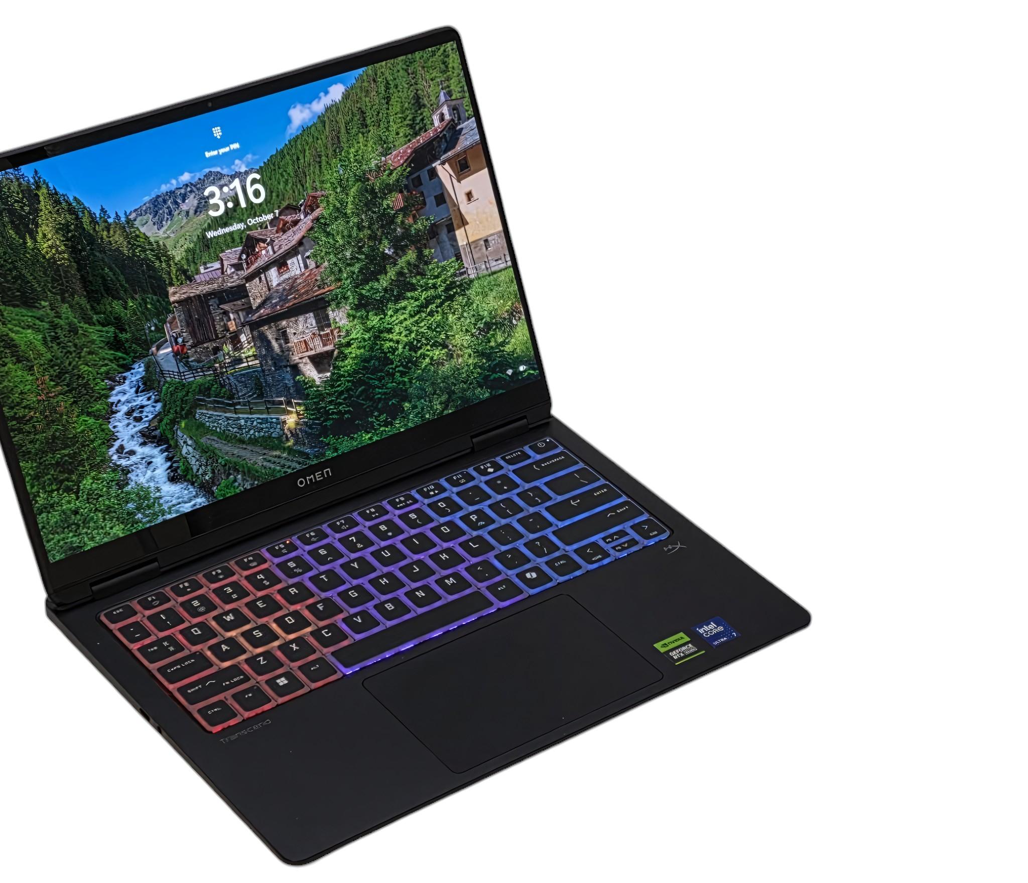 HP OMEN Transcend 14 — RTX 5060 / Ultra 7-255H / 32GB / 1TB / 3K OLED — Open Box