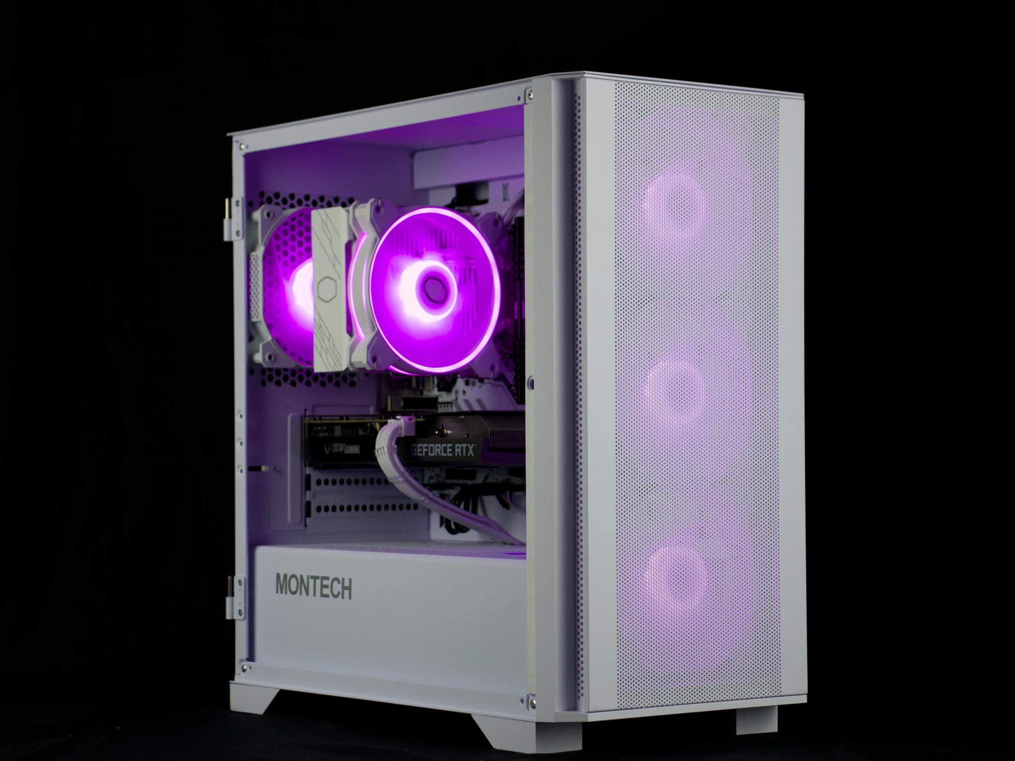 🧊❄️🧊 White Gaming PC – RTX 3060 12G , Ryzen 5 3600, 16GB RAM, 500GB SSD - WiFi, BlueTooth 🧊❄️🧊