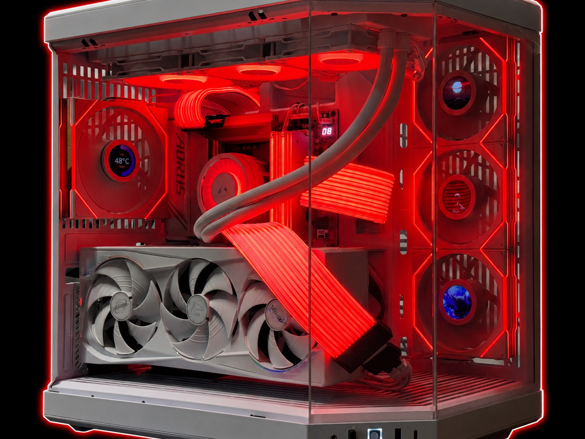 1440P/4K All White Creator Pc / RTX 5080 / Ryzen 7 9800X3D / 32GB