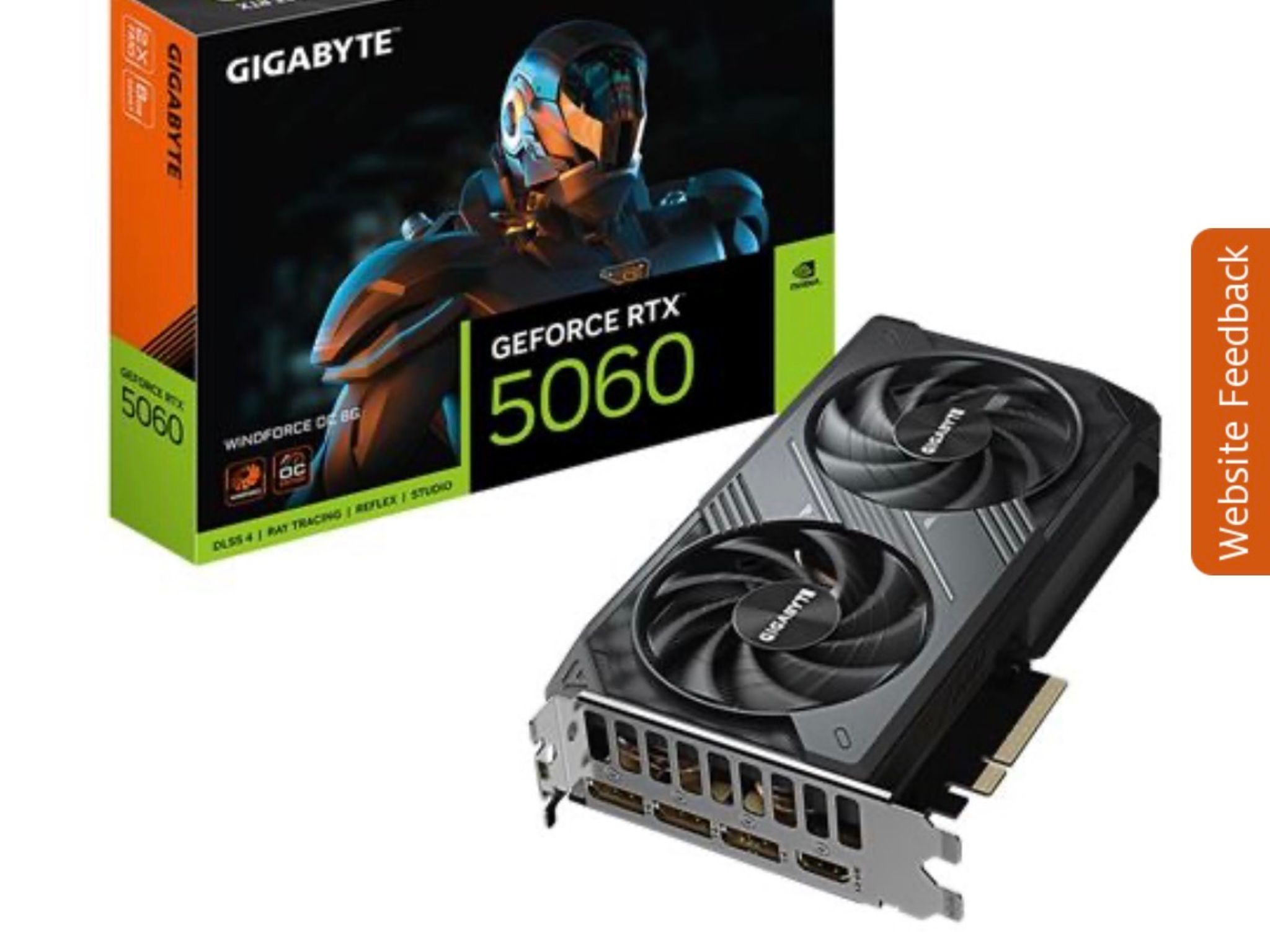 Gigabyte Windforce Nvidia GeForce RTX 5060 8gb GDDR7