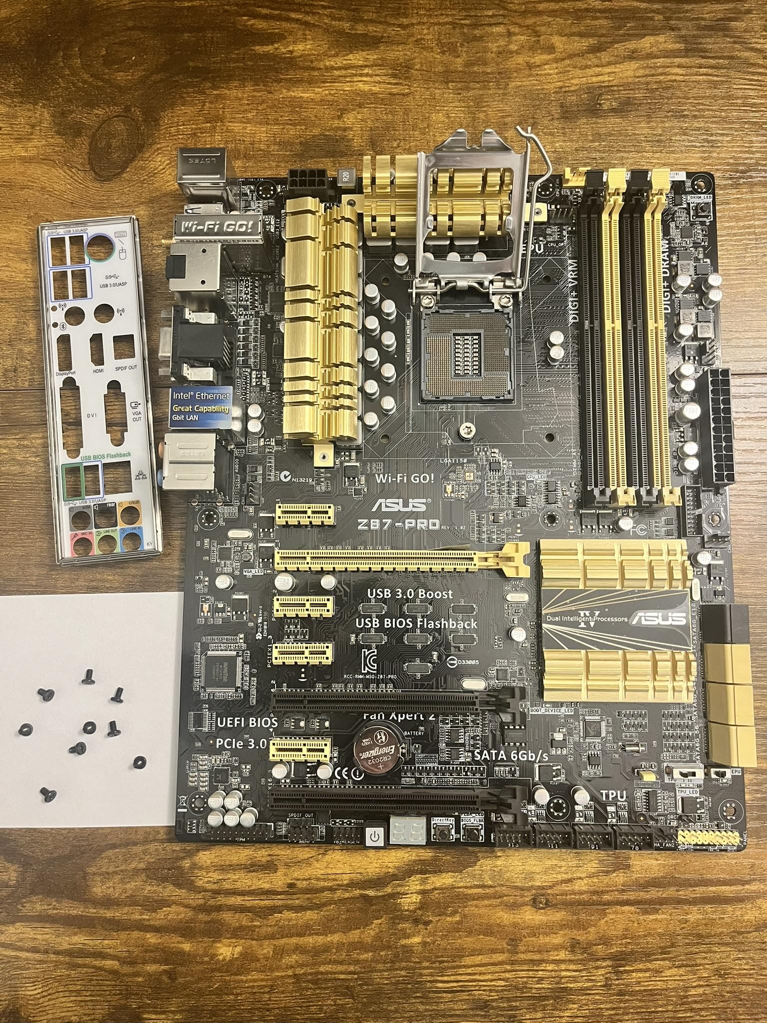 ASUS Z87 Pro (Intel LGA 1150) ATX motherboard