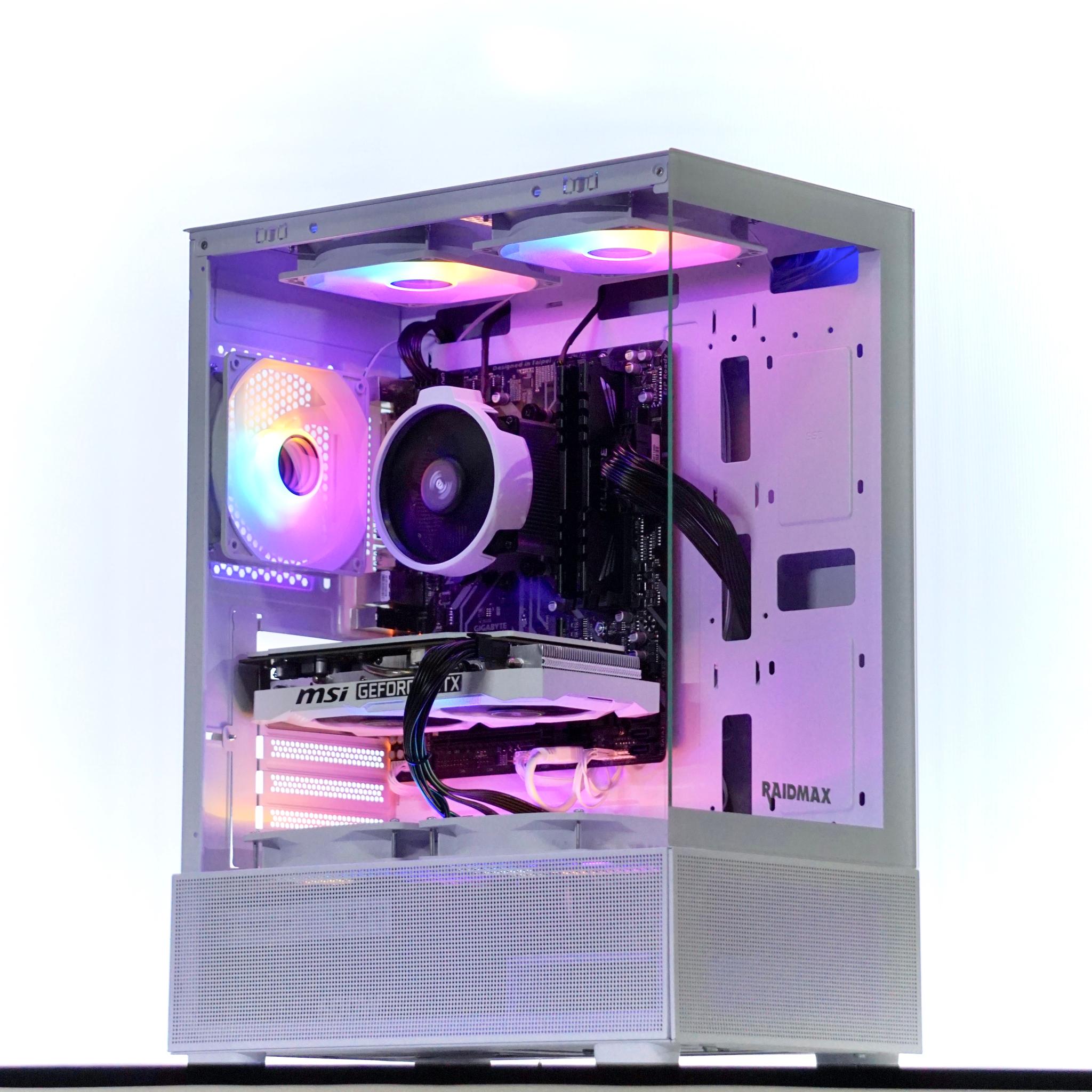 5x Infinity Fans Fixed RGB White RaidMax