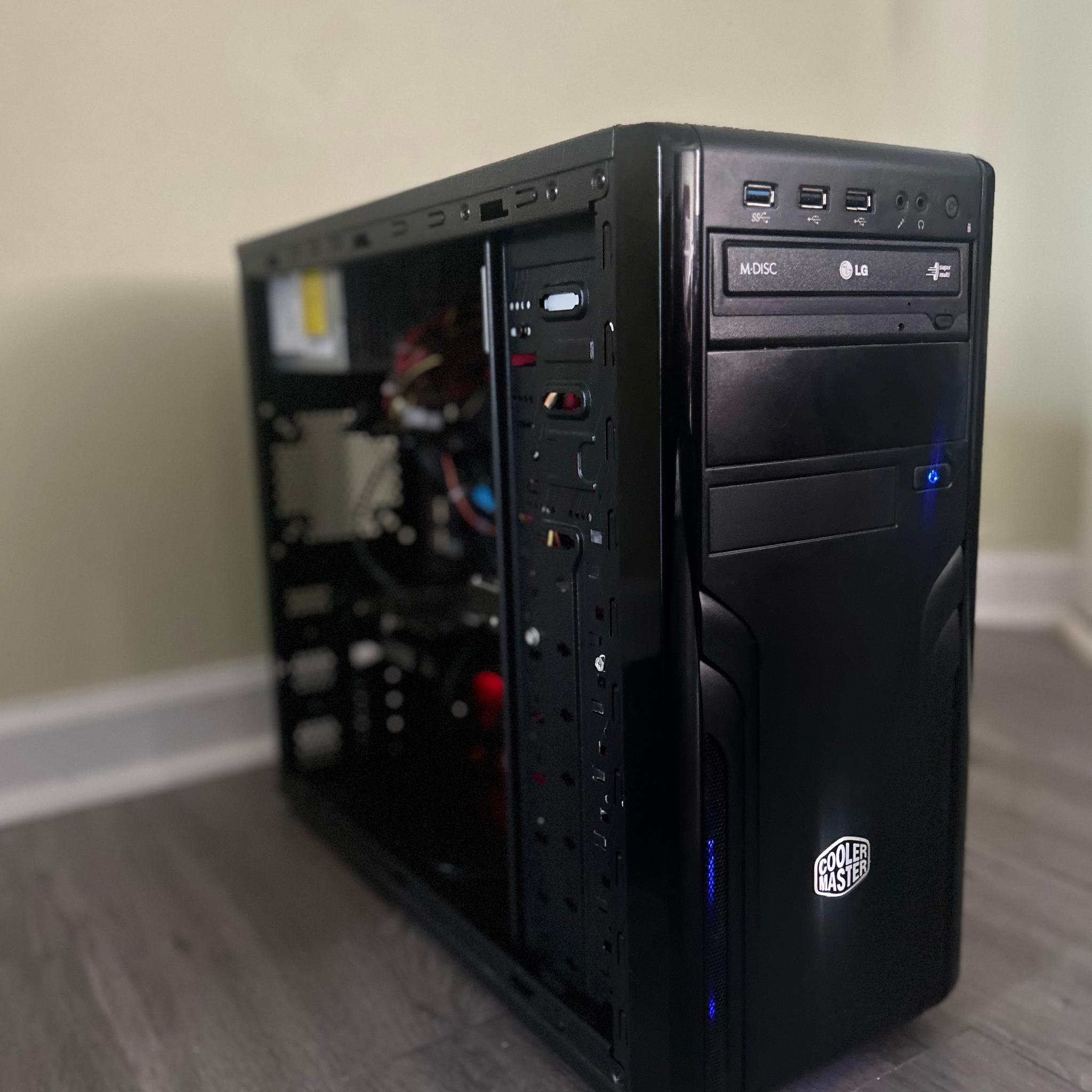 GeForce GTX 1050 Ti Custom Gaming PC - Core i5-7400T, 16GB RAM, 512GB SSD