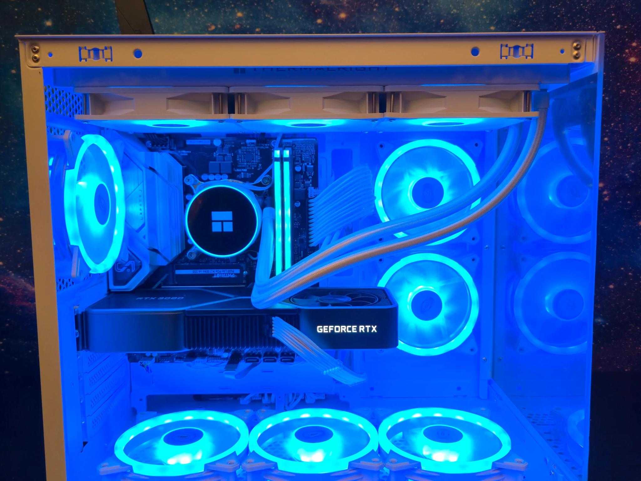 ⚪️🚀 1440P GAMING PC | RTX 3080 FE | INTEL I7-12700KF | 16GB RAM | 1TB SSD 🚀⚪️