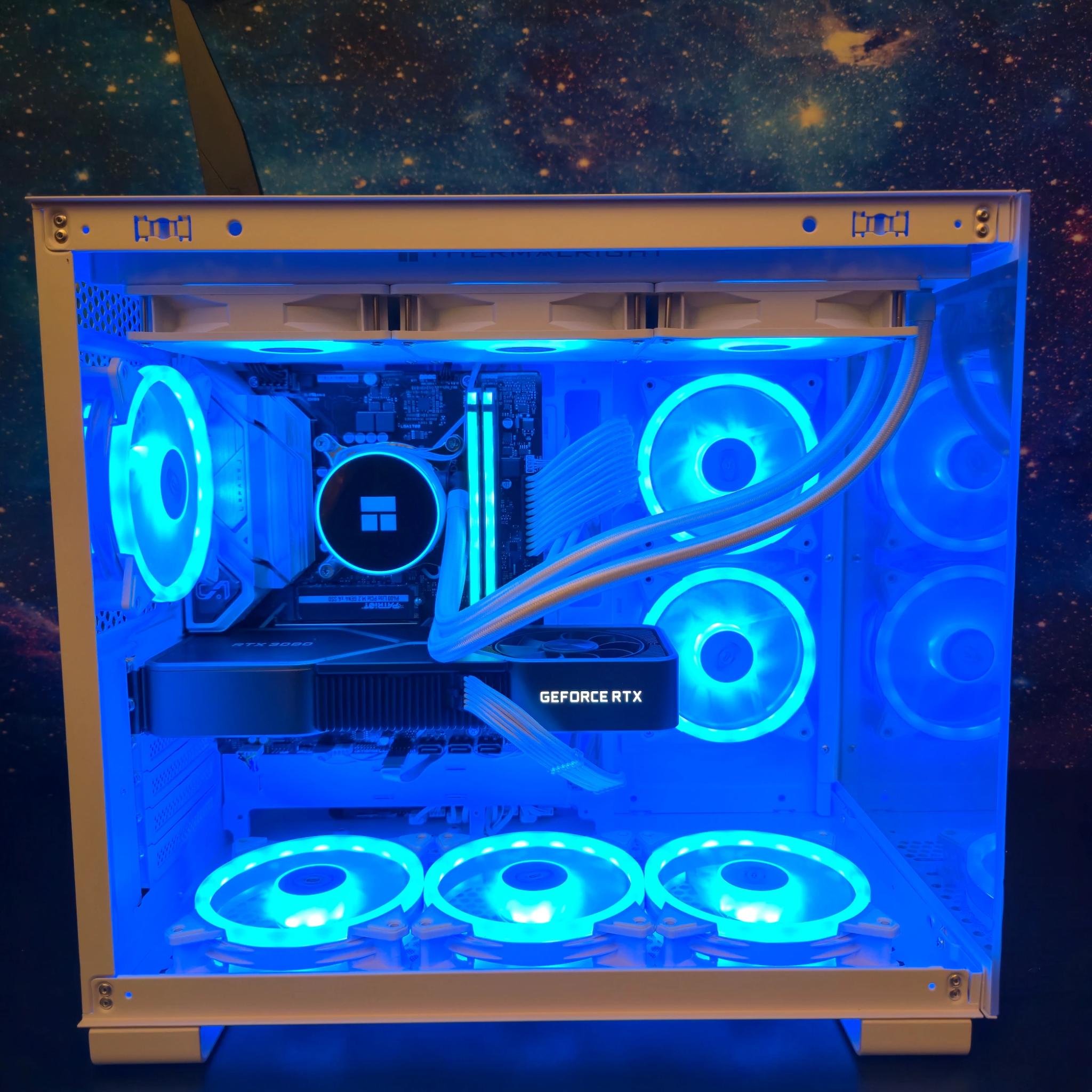 ⚪️🚀 1440P GAMING PC | RTX 3080 FE | INTEL I7-12700KF | 16GB RAM | 1TB SSD 🚀⚪️