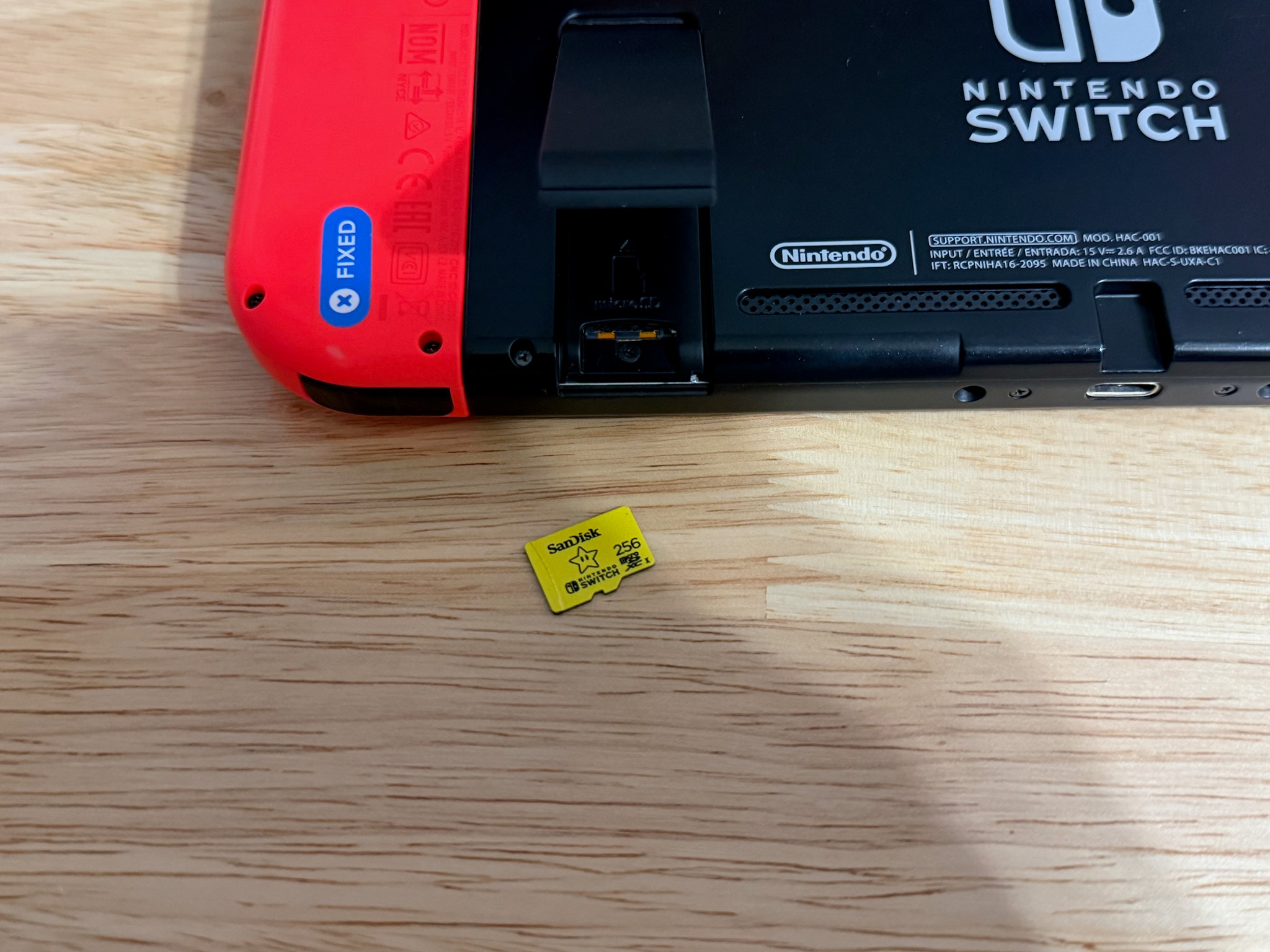 Nintendo Switch Partial Box Set (Unpatched) + 256GB microSD + Carrying Case