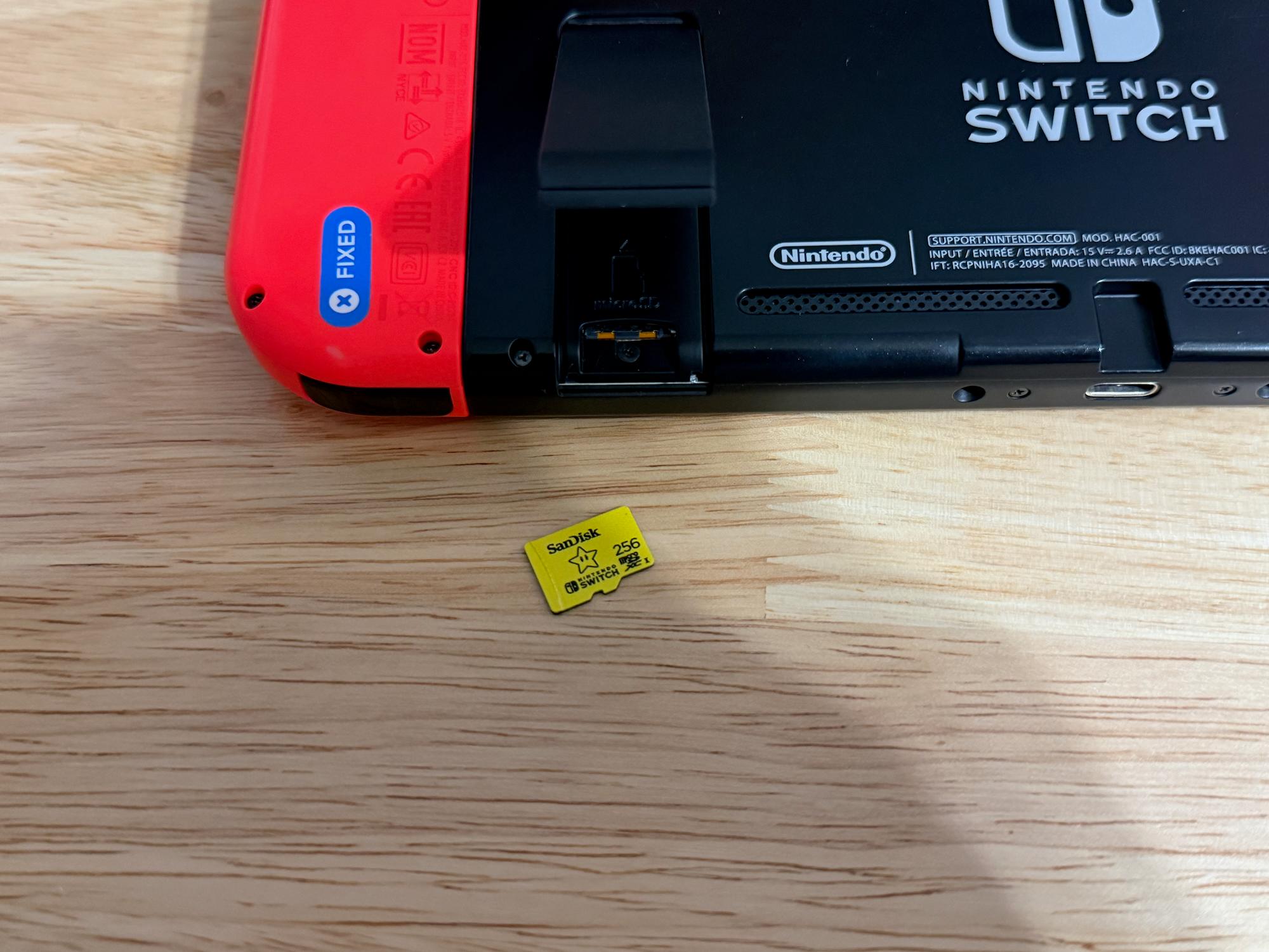 Nintendo Switch Partial Box Set (Unpatched) + 256GB microSD + Carrying Case