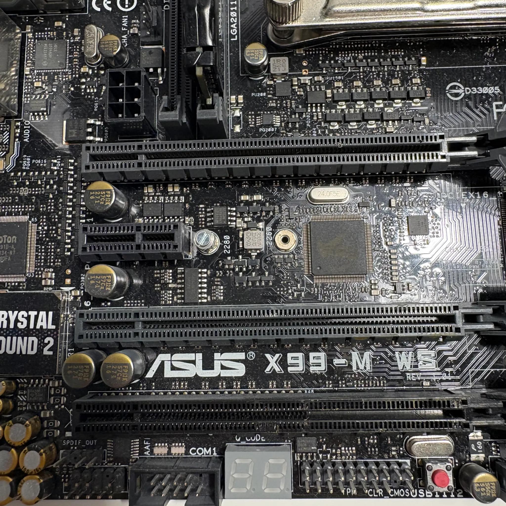 CPU + Motherboard Combo: i7 5820K, ASUS X99-M WS, 16GB DDR4