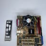 ASUS P5PE-VM MicroATX LGA775 TESTED Motherboard w/ I/O Shield Celeron D 2GB RAM