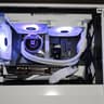 Beautiful New White Gaming Computer Build with New and Refurbished Parts