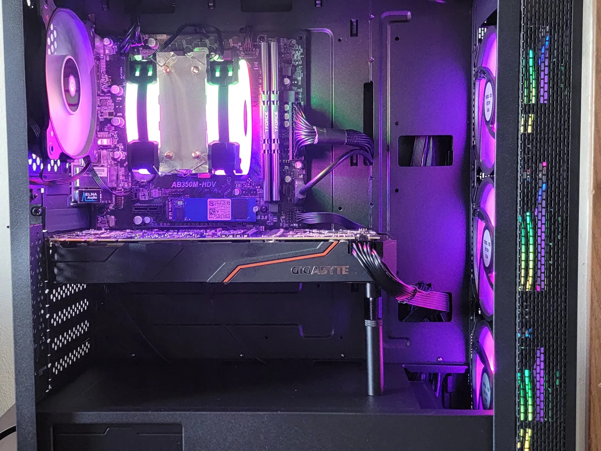 1080p Gaming PC Ryzen 7 2700x GTX 1080 8gb OC