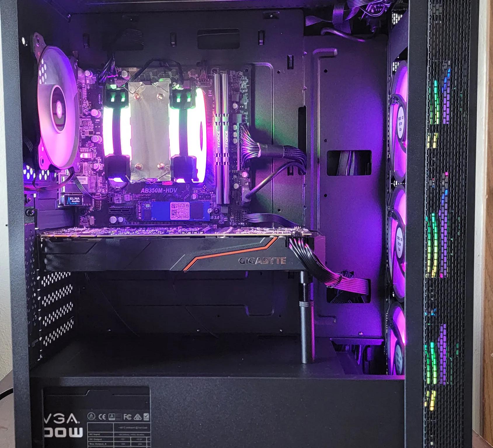 1080p Gaming PC Ryzen 7 2700x GTX 1080 8gb OC