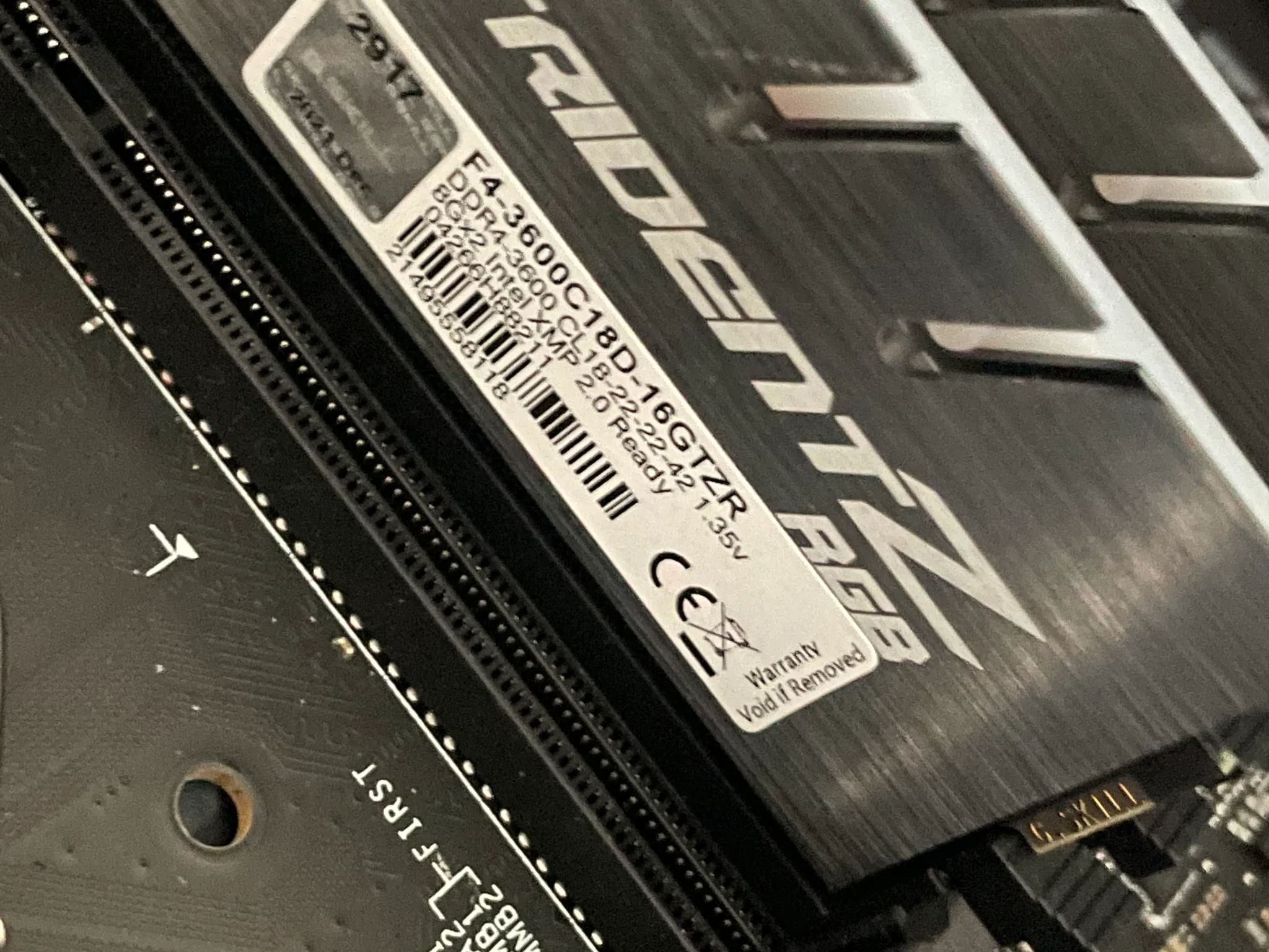 MSI gaming edge z590 wifi and Tridentz 3600mhz (2x8gb)16gb combo