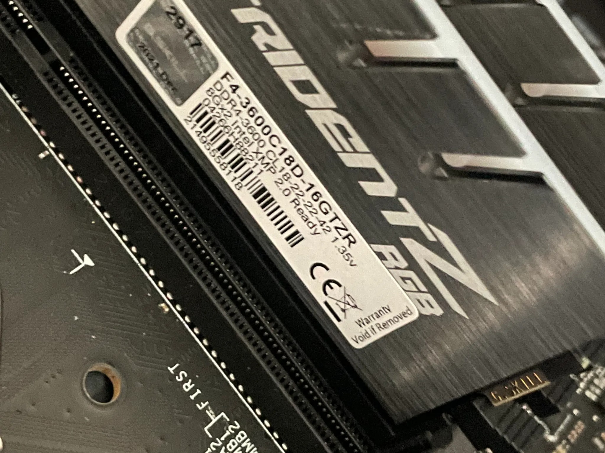 MSI gaming edge z590 wifi and Tridentz 3600mhz (2x8gb)16gb combo