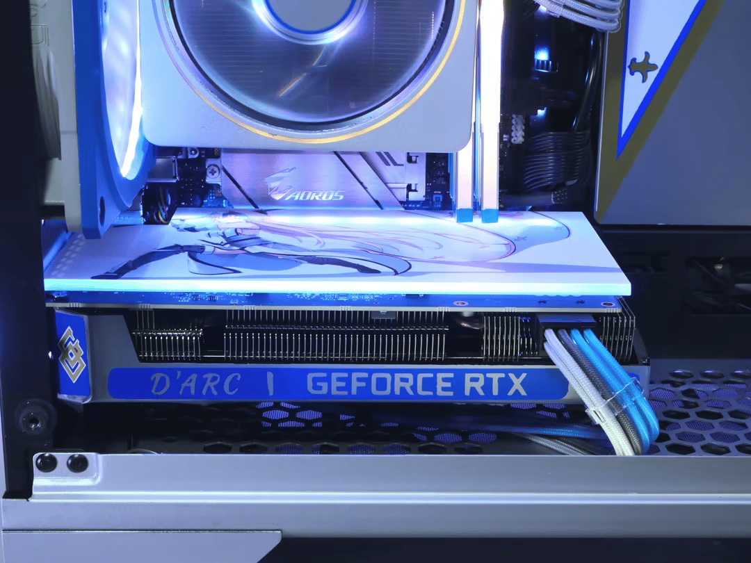 D'arc Lyte | Ryzen 5 5500, RTX 3050, 1tb nvme FGO theme ITX build