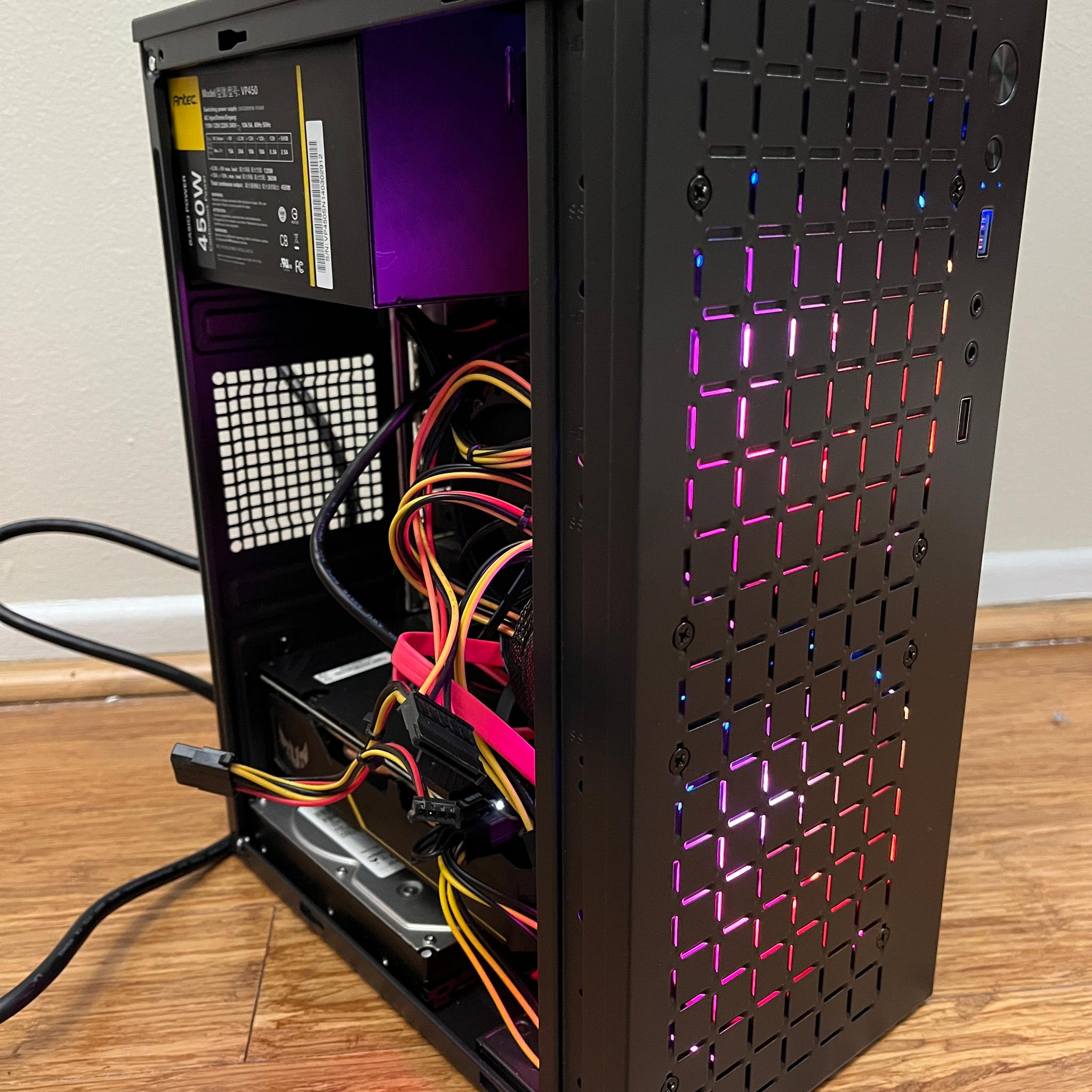 NVIDIA RTX 2060, Intel Core i5-6600, 12GB DDR4 RAM, 870 GB Storage - Small Gaming PC