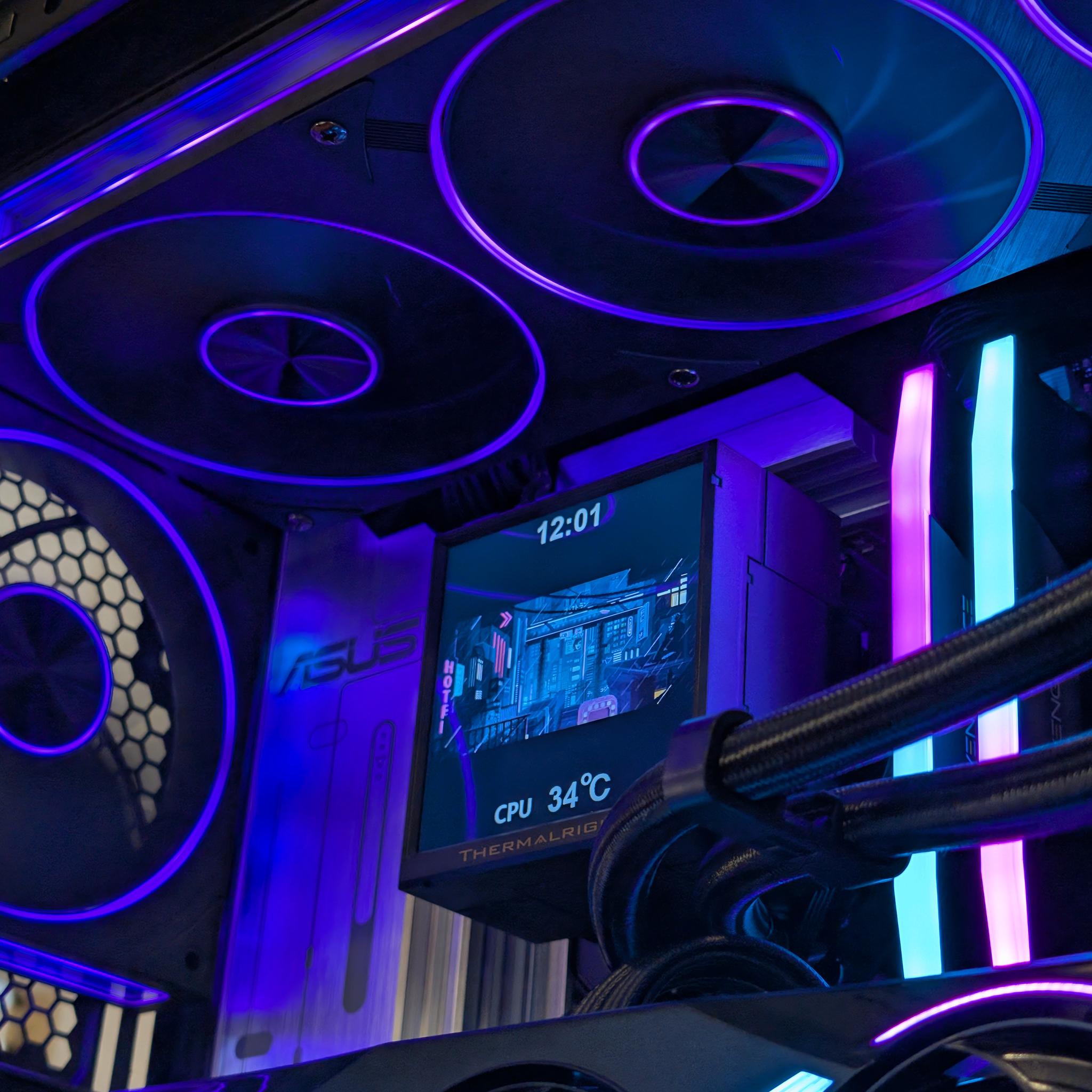 🔵🟣 Vapor 🟣🔵 Ryzen 7 9700x | RTX 5070 Epic-X ARGB OC | 32GB DDR5 | 1TB SSD