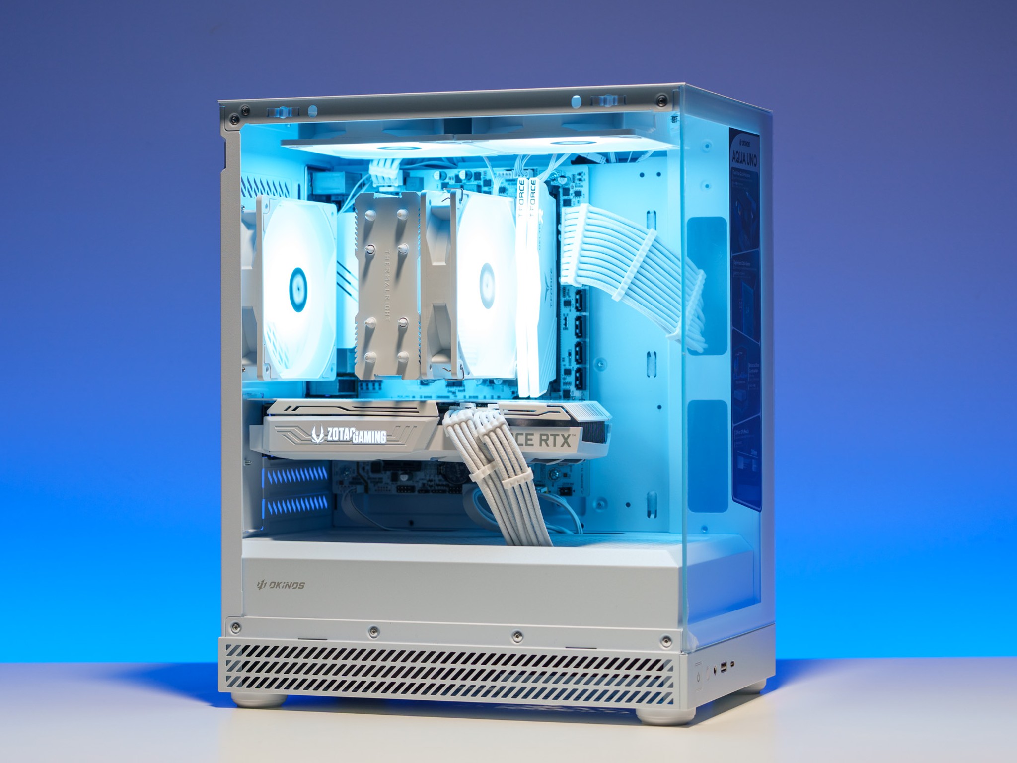 All White Gaming PC | RTX 3060 Ti White | Ryzen 5 | 16GB DDR4 | 512GB m.2 drive | 750W PSU