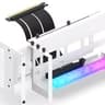 Ez-DIYFAB White ARGB Vertical mount GPU Bracket