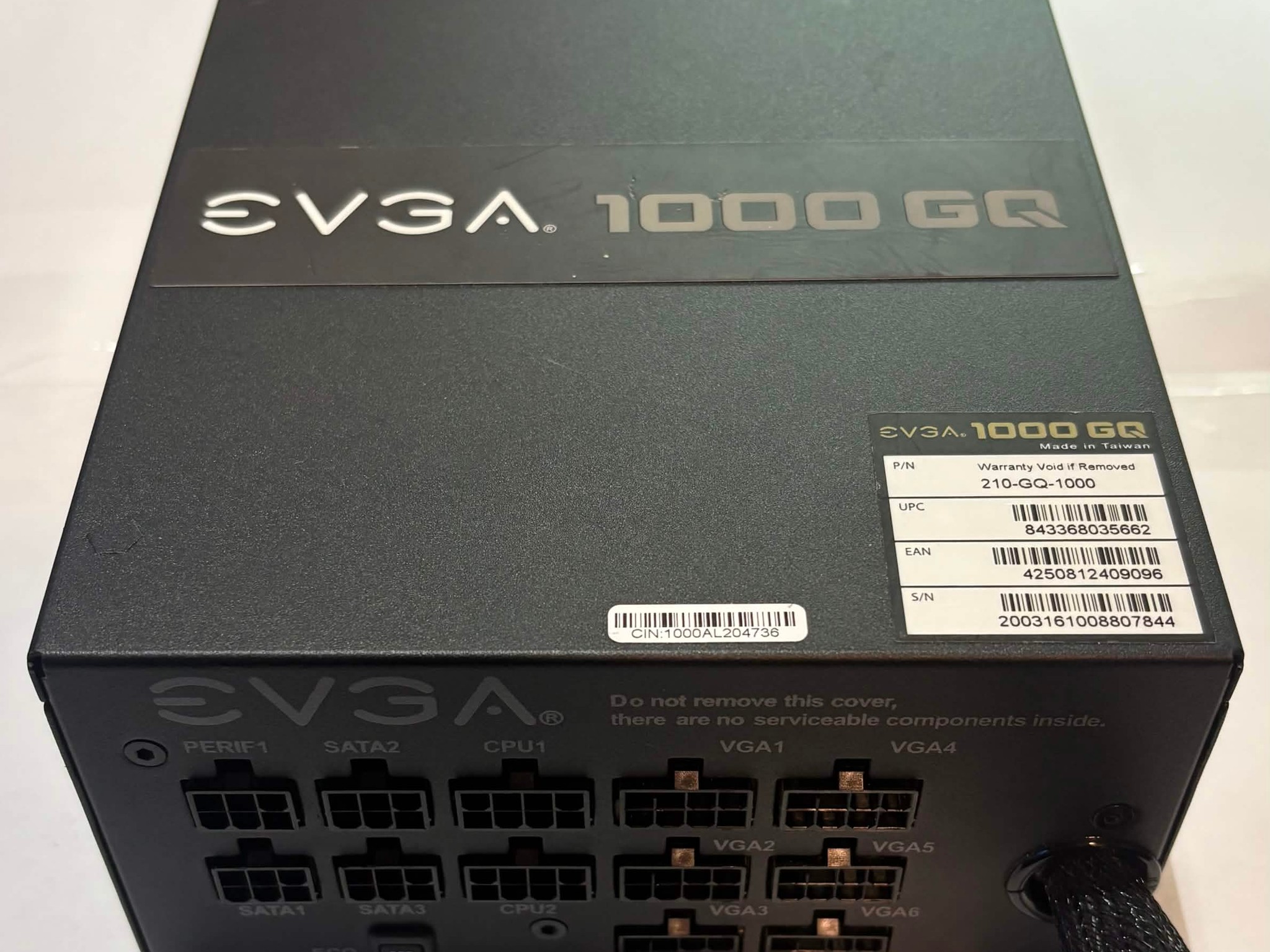 EVGA 1000 GQ | 1000W 80+ Gold Semi-Modular Power Supply